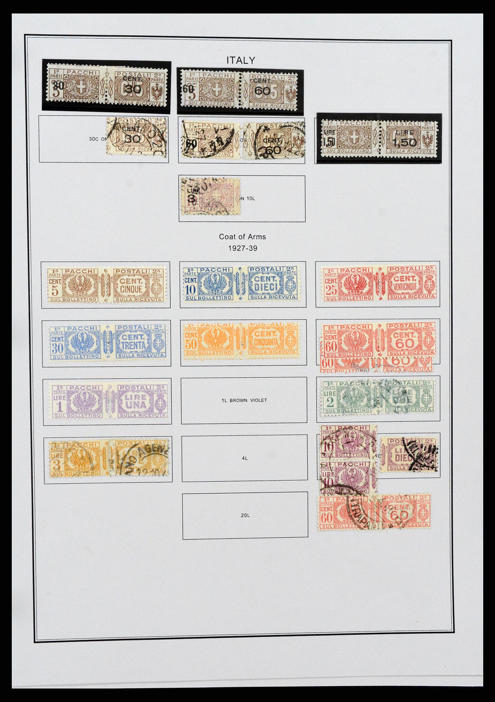 37230 230 - Postzegelverzameling 37230 Italië en gebieden 1862-1990.