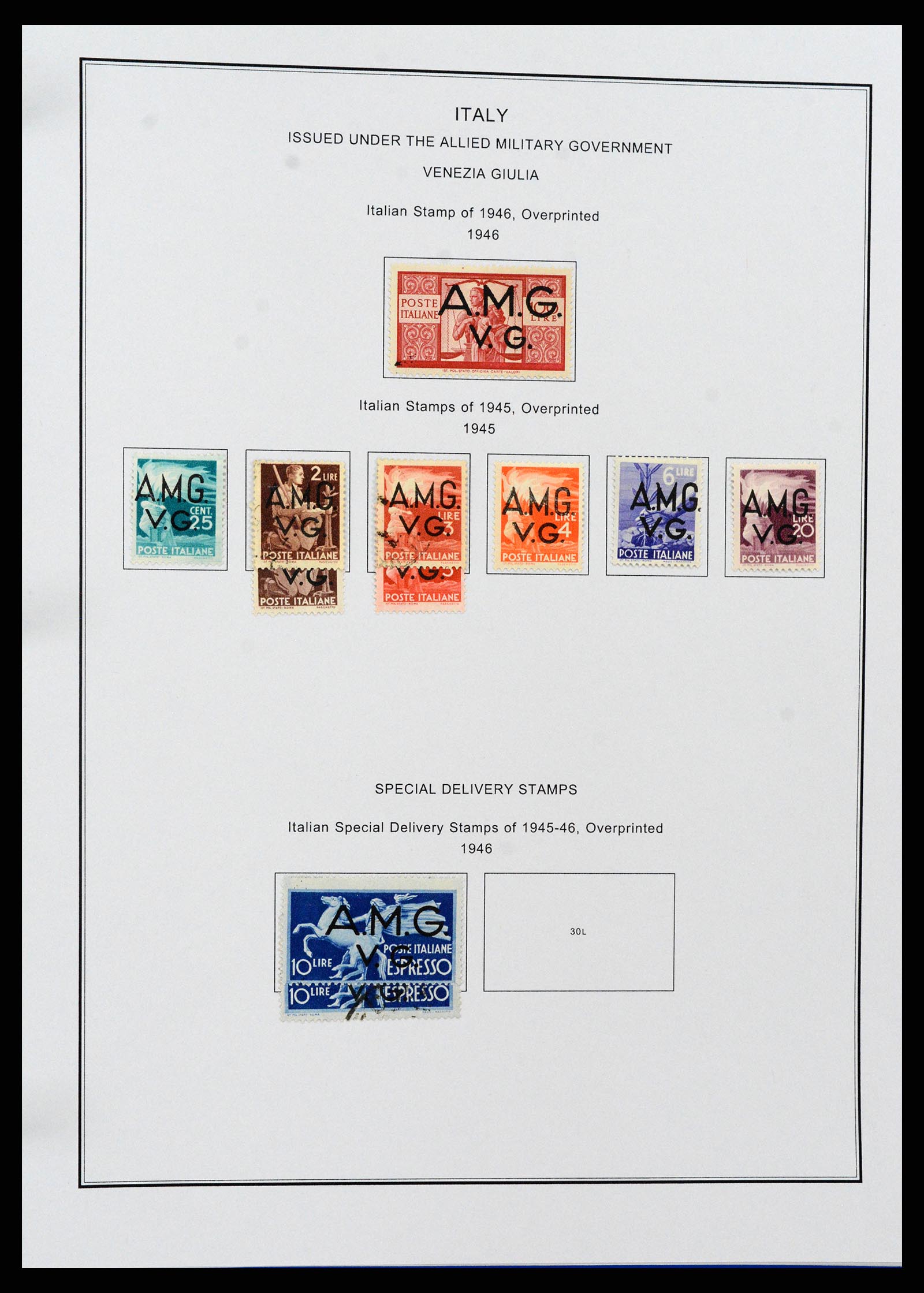 37230 239 - Postzegelverzameling 37230 Italië en gebieden 1862-1990.
