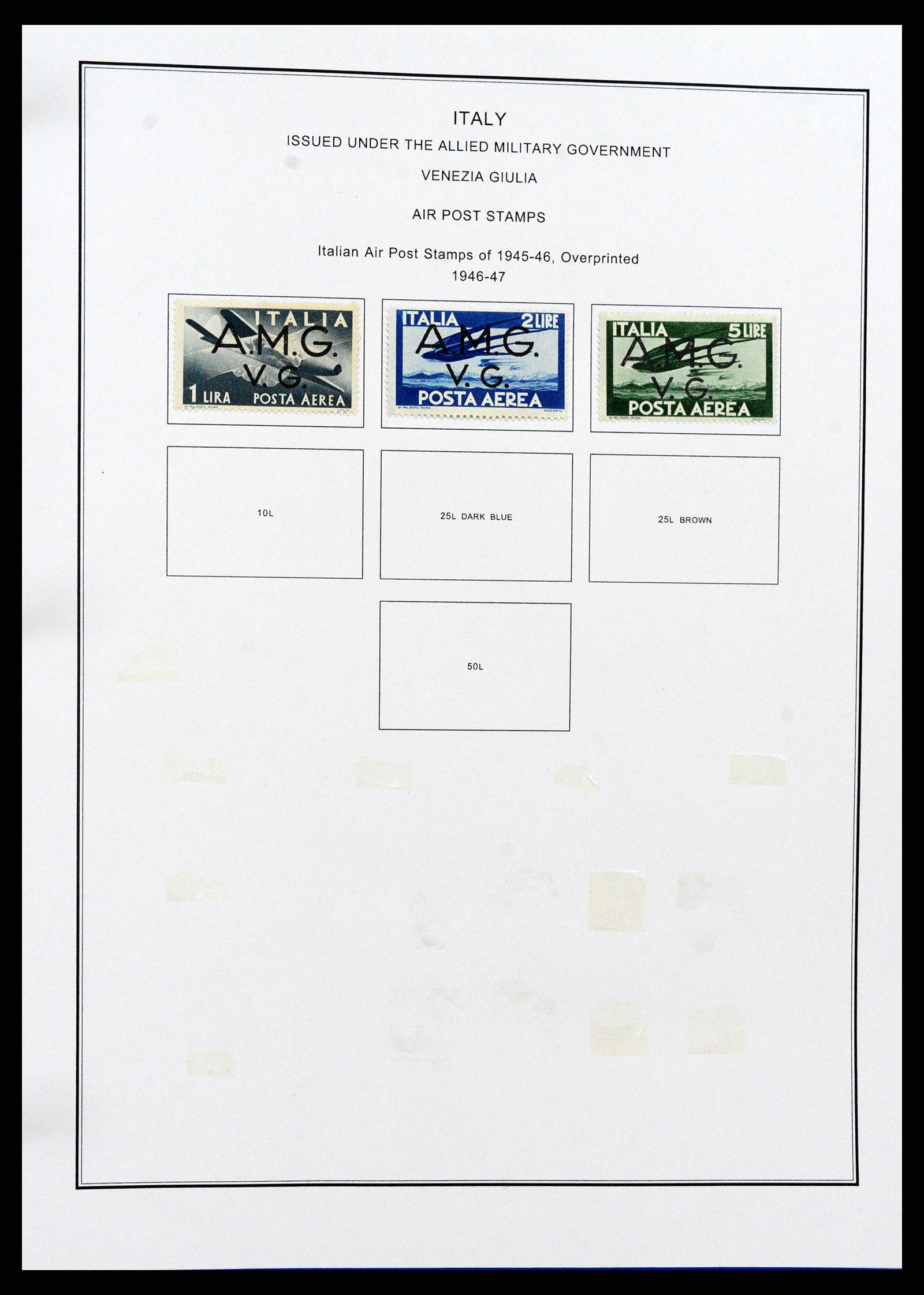 37230 240 - Postzegelverzameling 37230 Italië en gebieden 1862-1990.