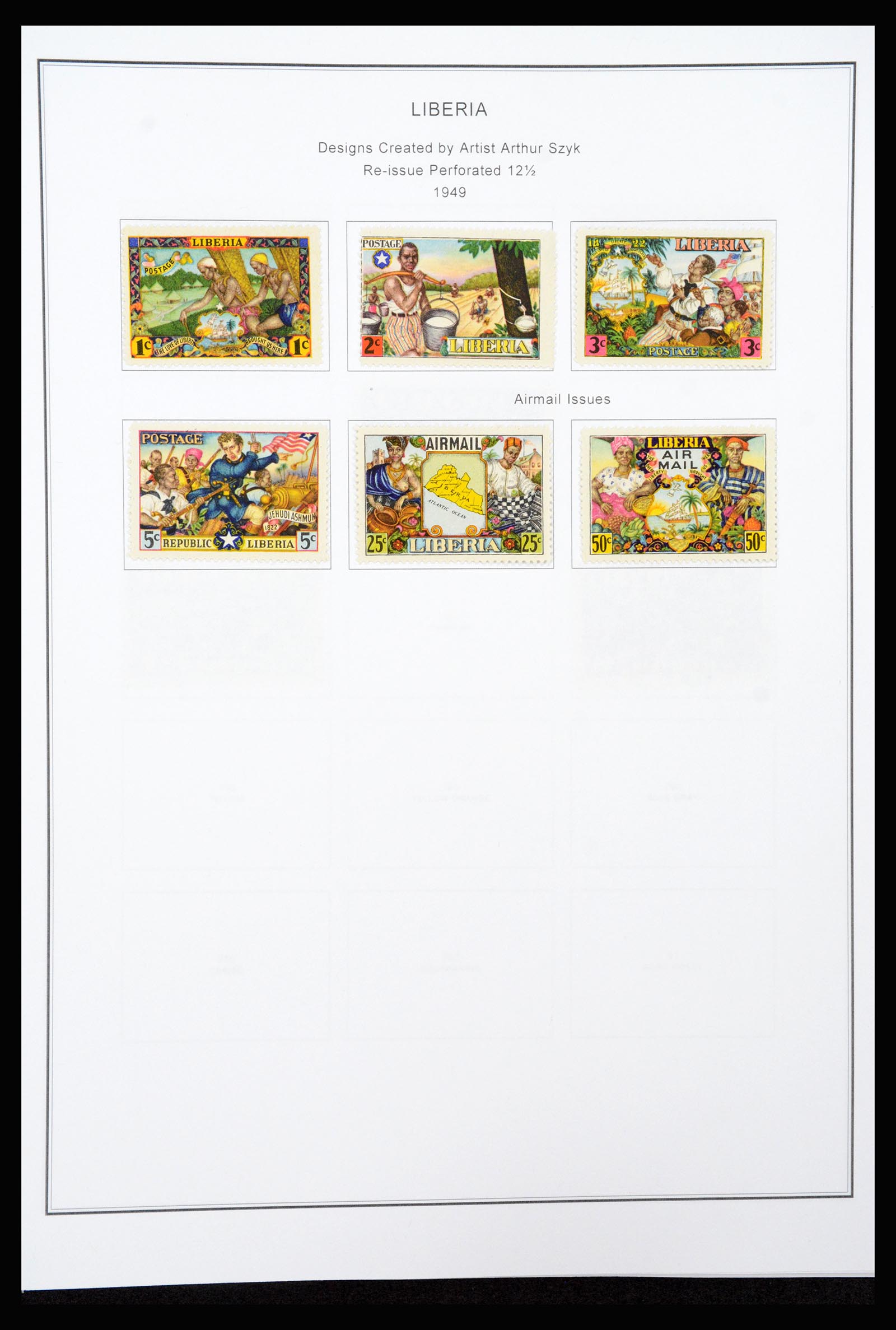 37234 027 - Postzegelverzameling 37234 Liberia 1860-1990.