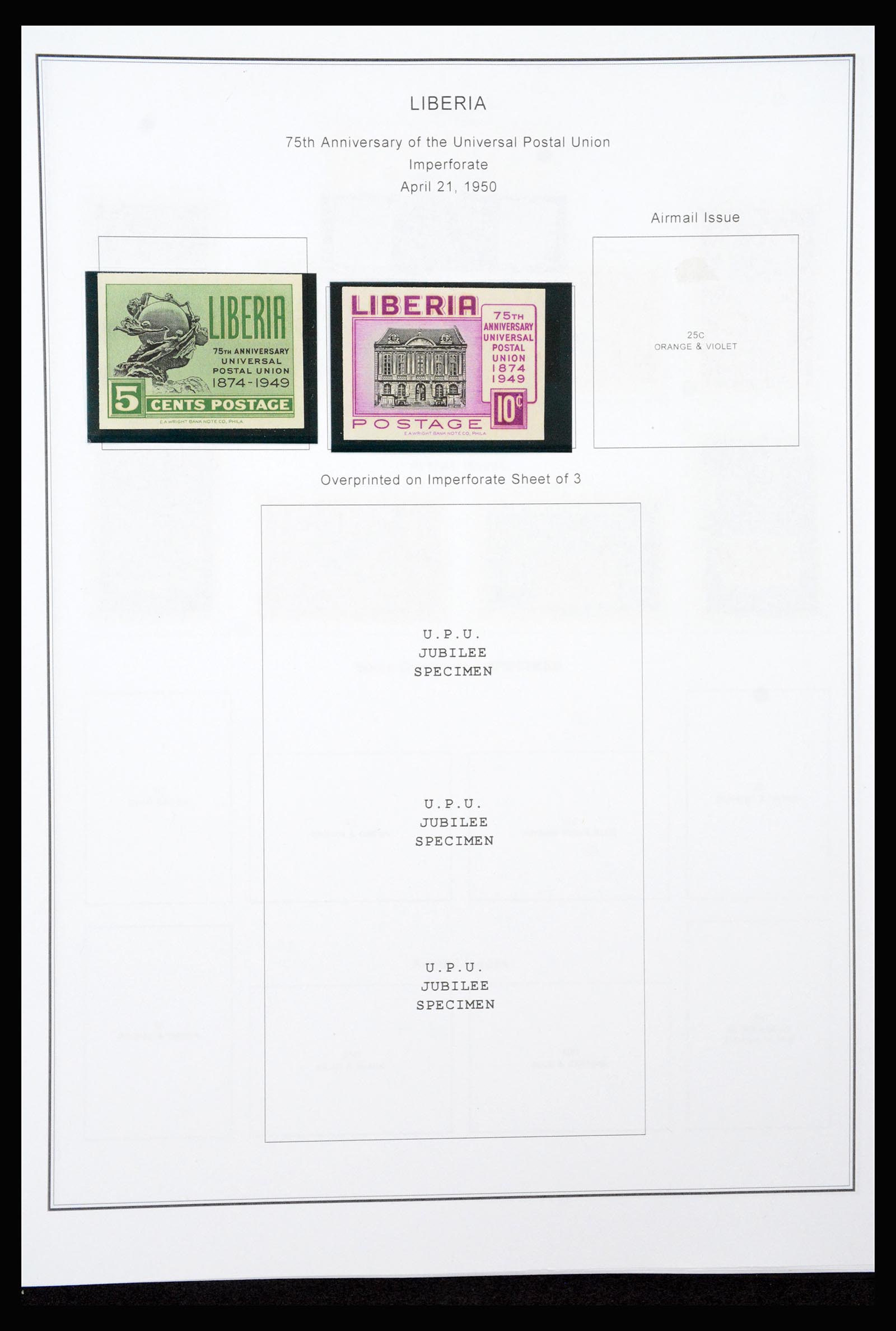 37234 030 - Postzegelverzameling 37234 Liberia 1860-1990.