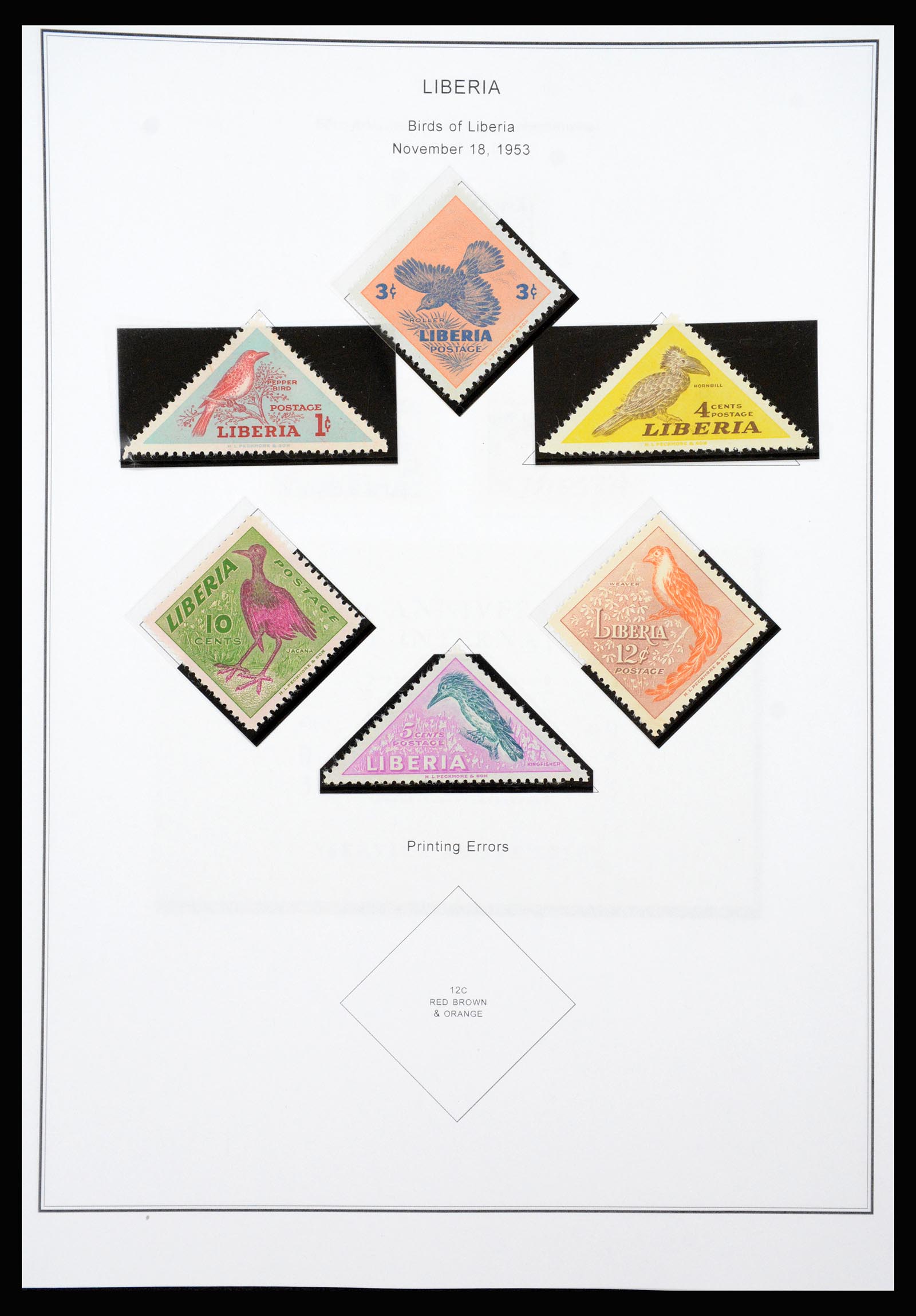 37234 035 - Postzegelverzameling 37234 Liberia 1860-1990.