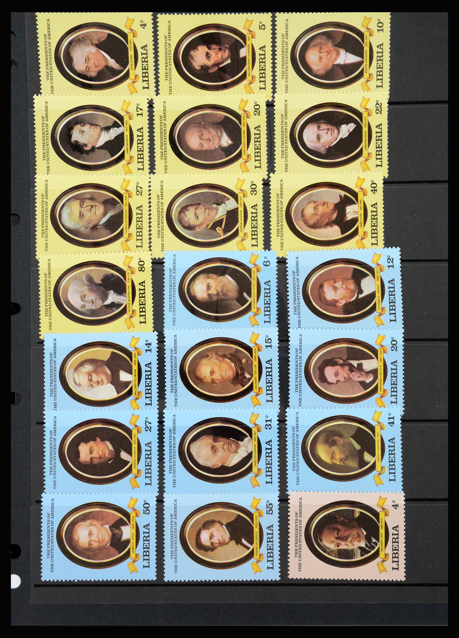 37234 054 - Postzegelverzameling 37234 Liberia 1860-1990.