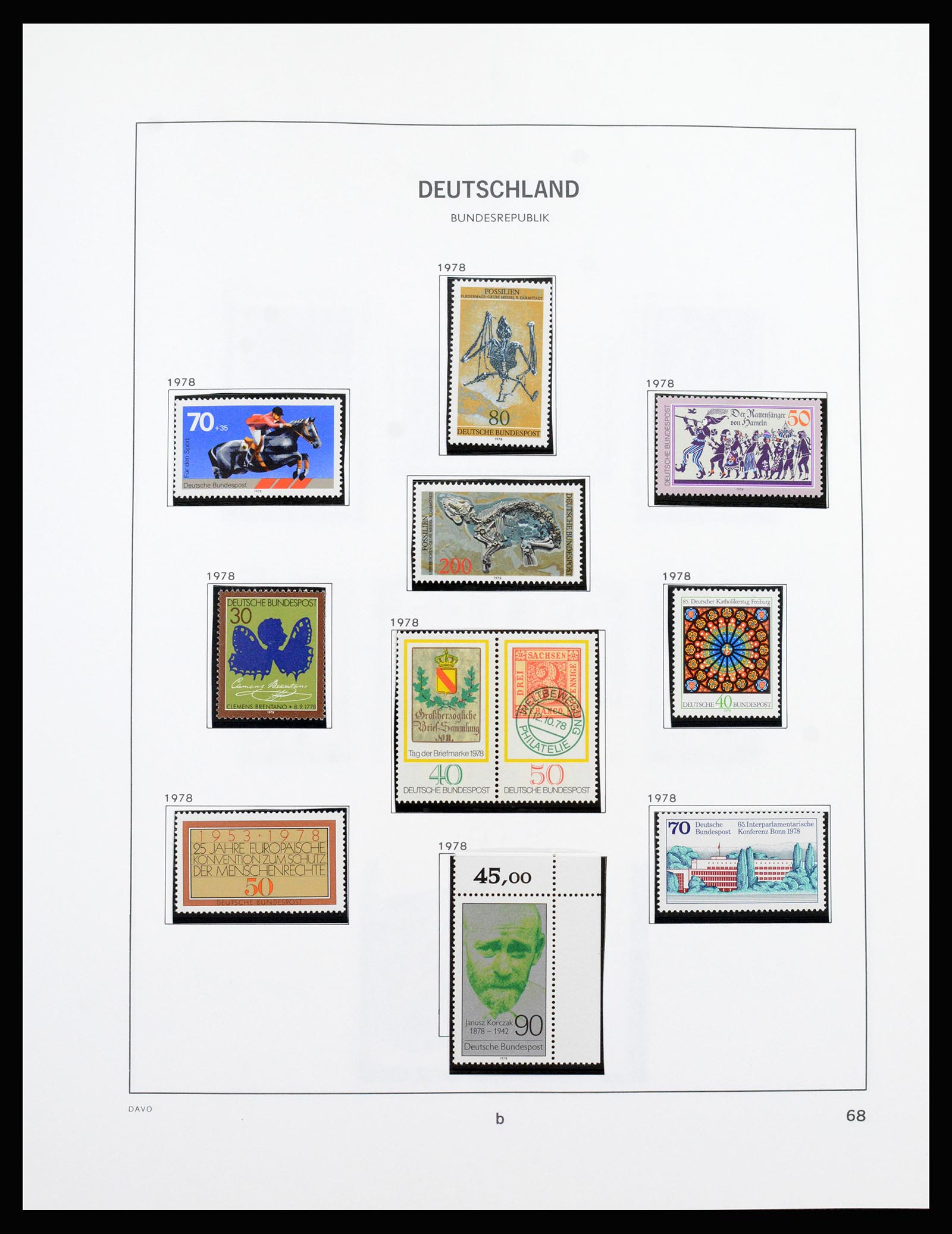 37238 065 - Postzegelverzameling 37238 Bundespost 1949-1996.