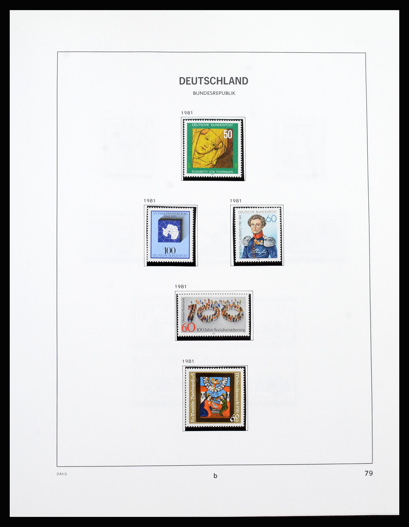 37238 076 - Postzegelverzameling 37238 Bundespost 1949-1996.