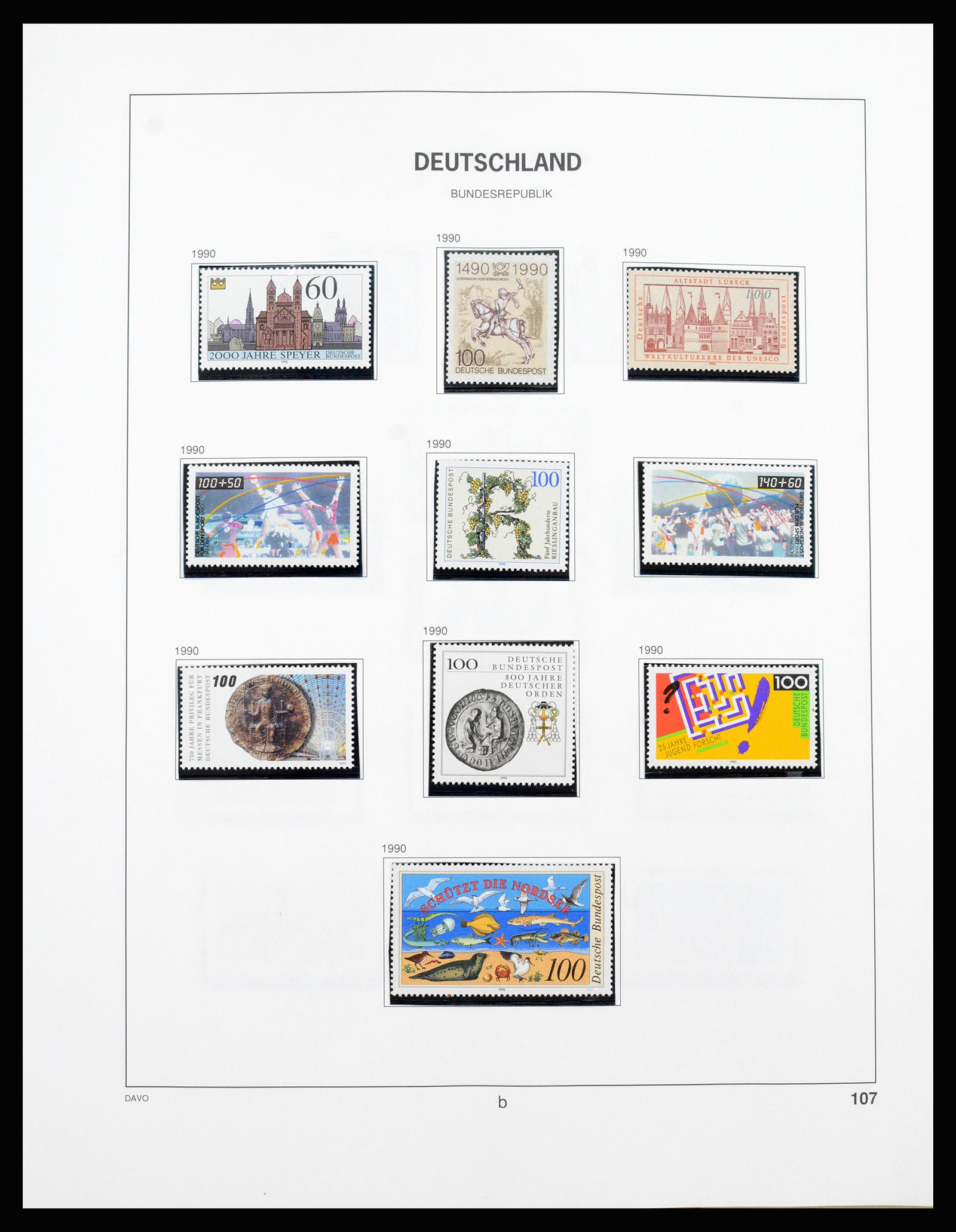 37238 105 - Postzegelverzameling 37238 Bundespost 1949-1996.