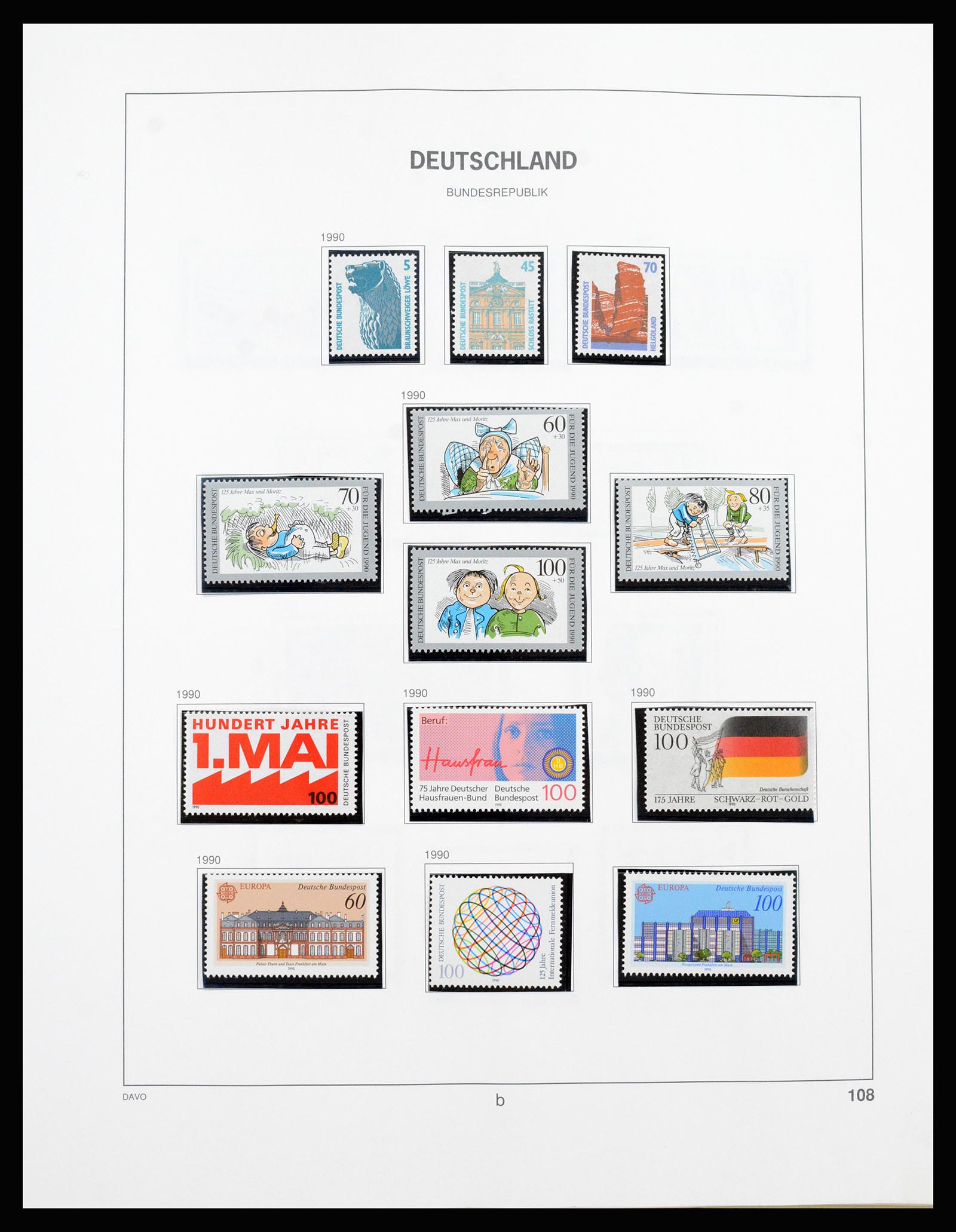 37238 106 - Postzegelverzameling 37238 Bundespost 1949-1996.