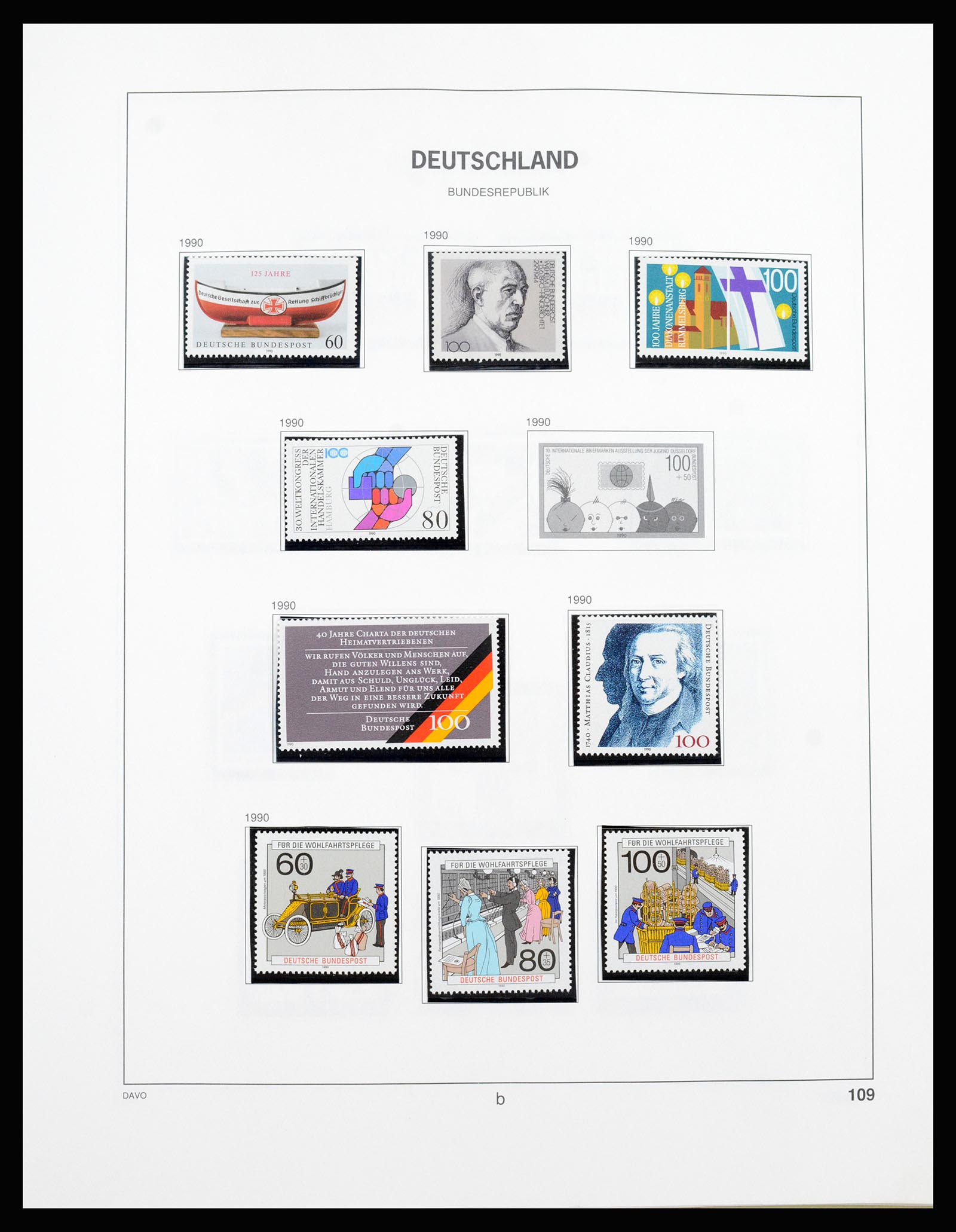37238 107 - Postzegelverzameling 37238 Bundespost 1949-1996.
