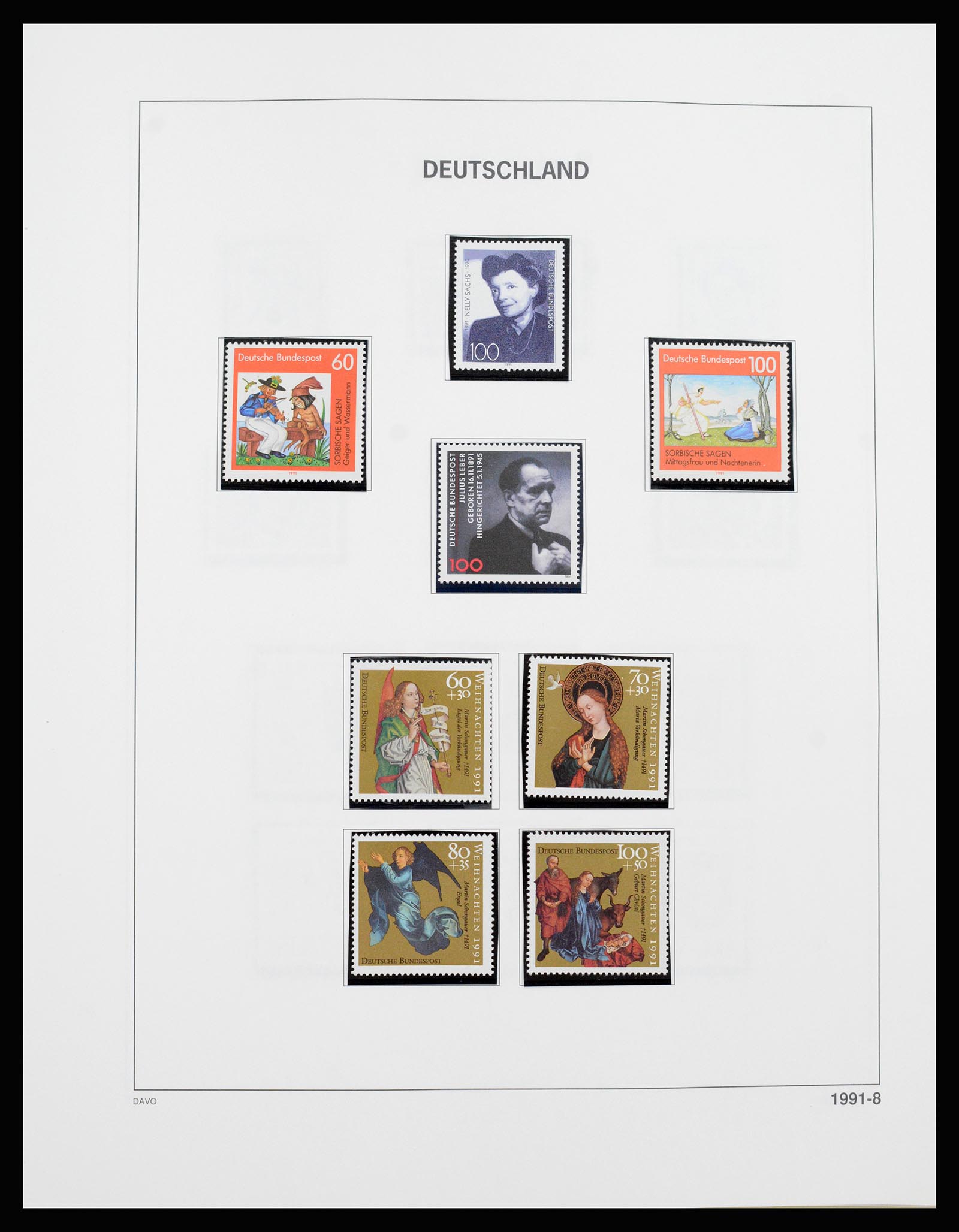 37238 117 - Postzegelverzameling 37238 Bundespost 1949-1996.