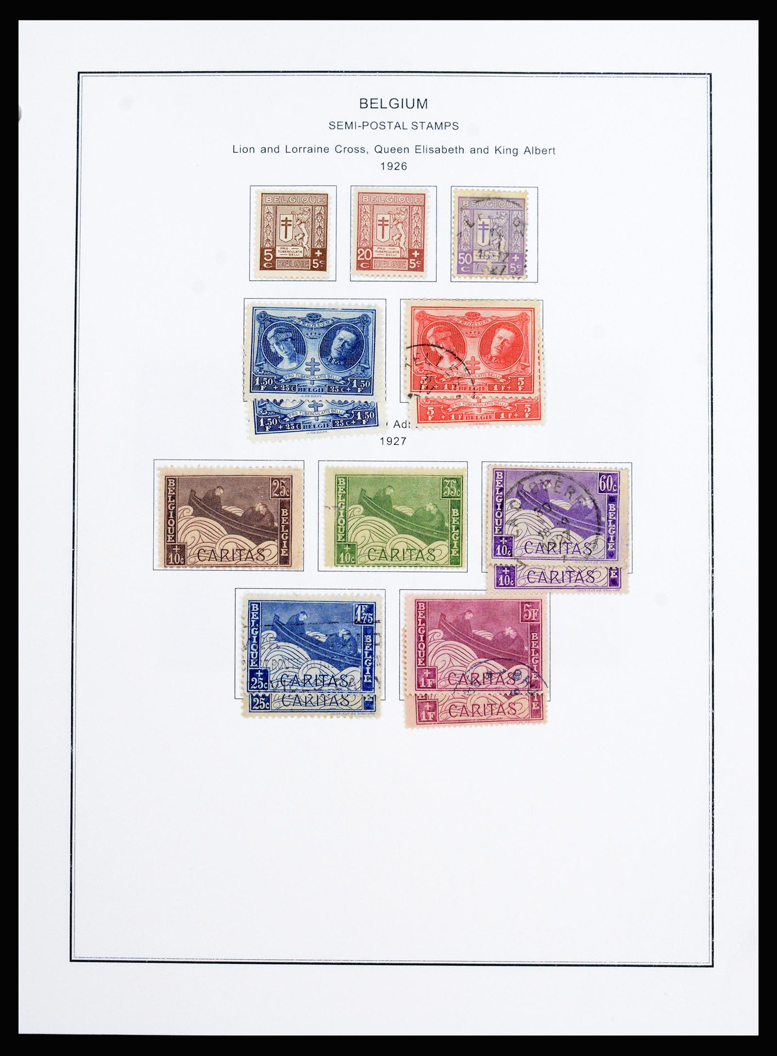 37240 081 - Postzegelverzameling 37240 België 1849-1996.