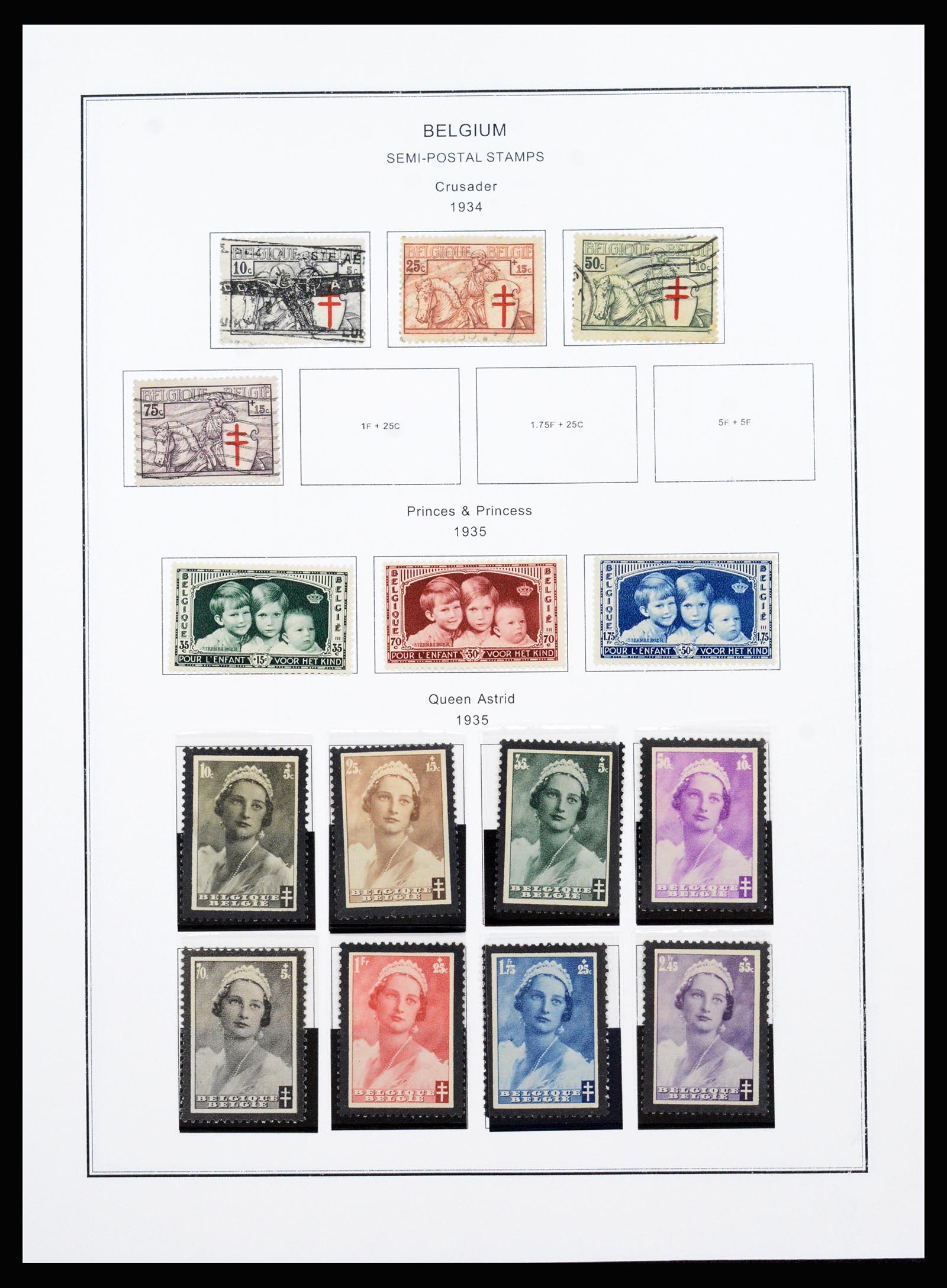 37240 088 - Postzegelverzameling 37240 België 1849-1996.