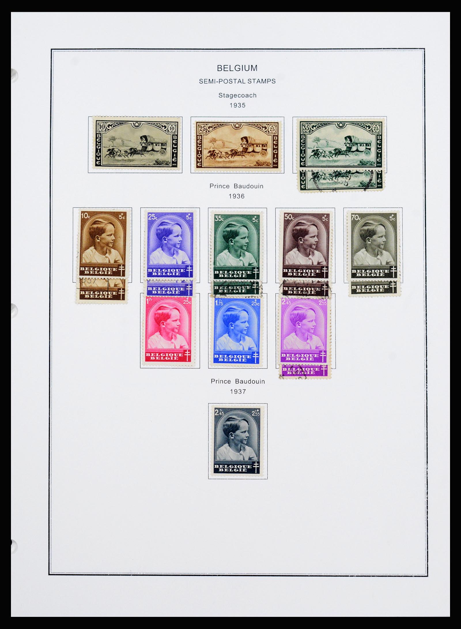 37240 089 - Postzegelverzameling 37240 België 1849-1996.