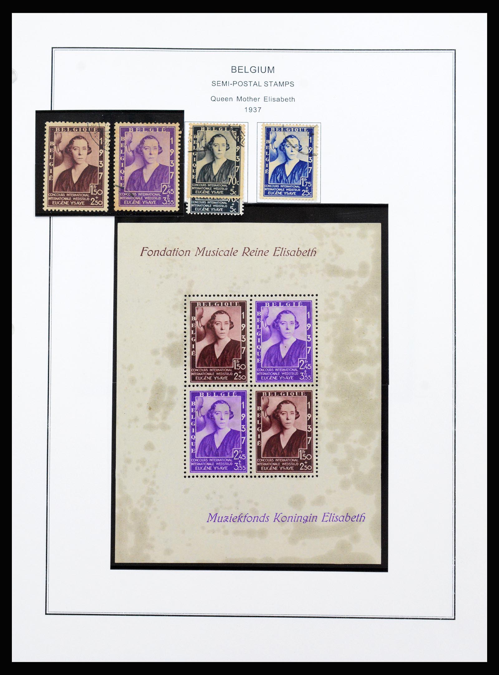 37240 093 - Postzegelverzameling 37240 België 1849-1996.