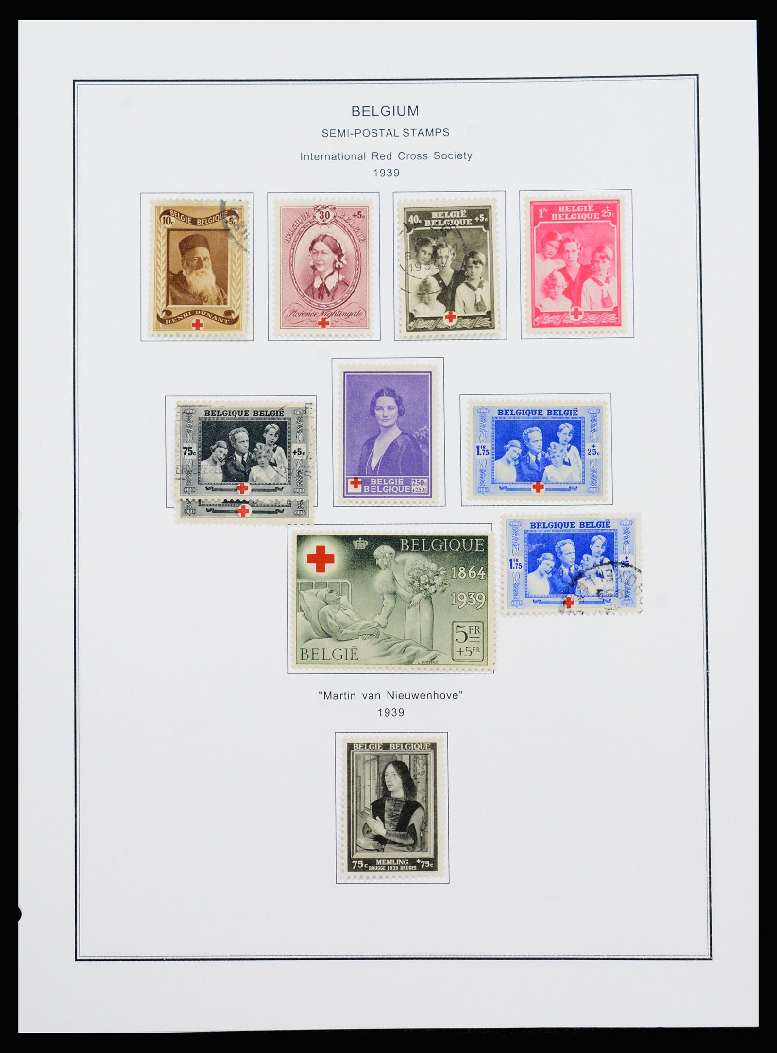 37240 098 - Postzegelverzameling 37240 België 1849-1996.