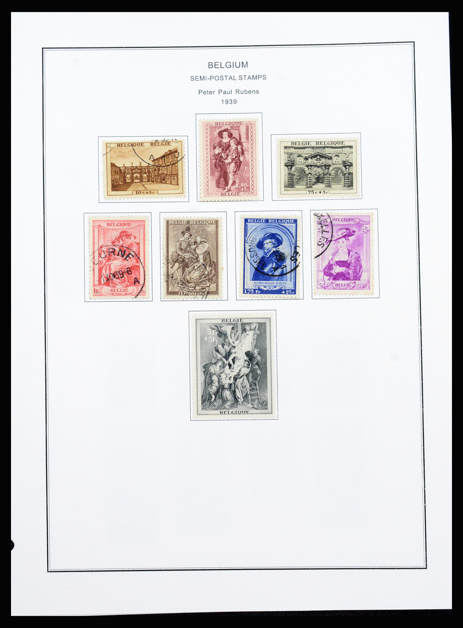 37240 099 - Postzegelverzameling 37240 België 1849-1996.