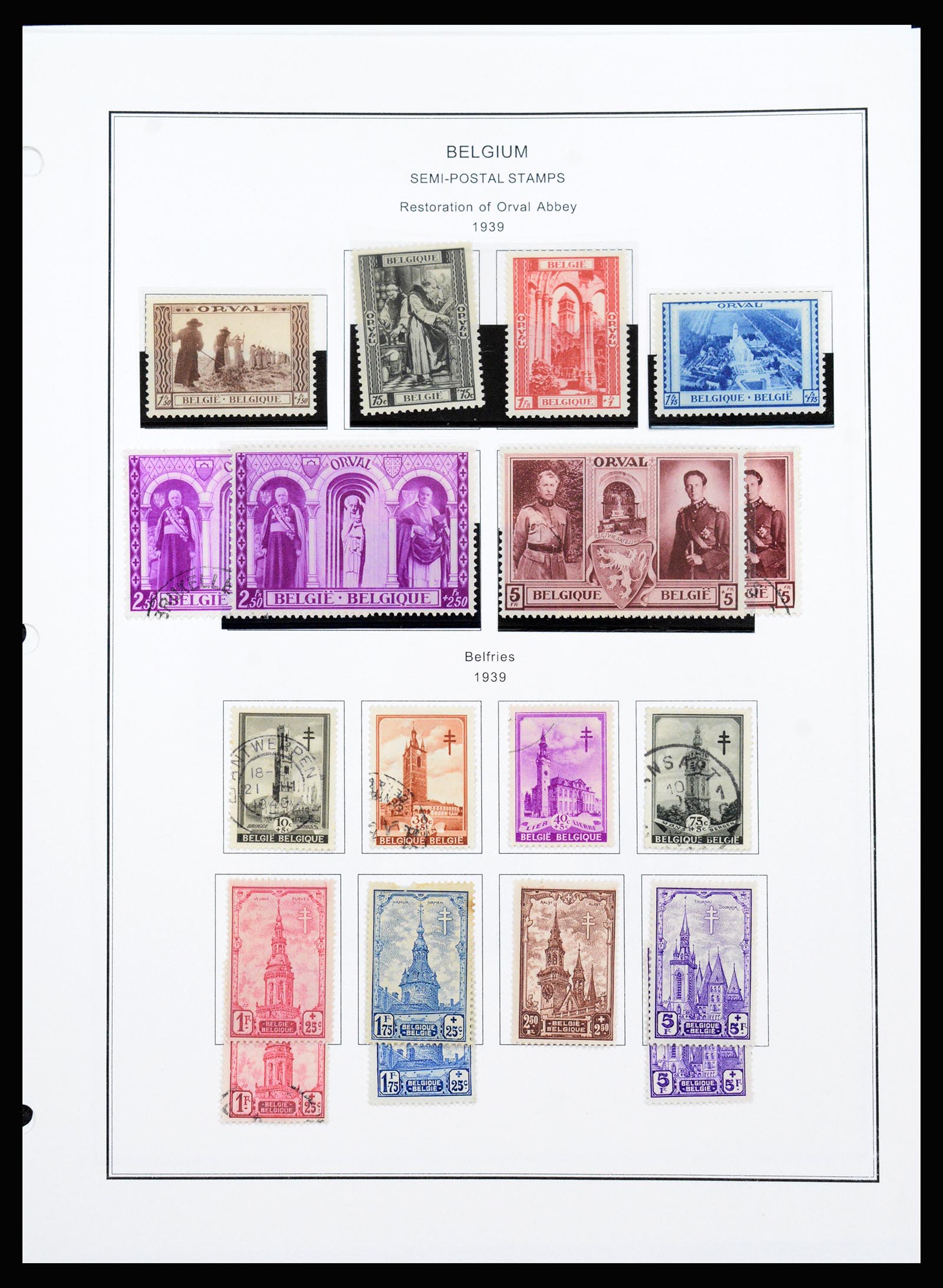 37240 100 - Postzegelverzameling 37240 België 1849-1996.