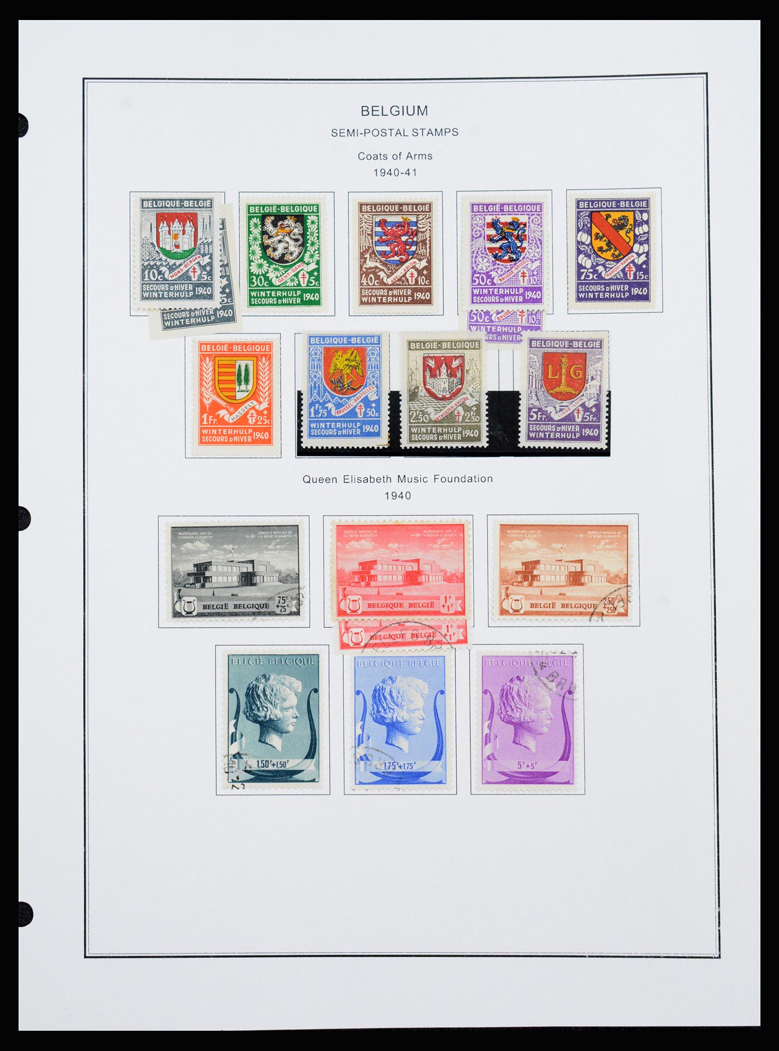 37240 101 - Postzegelverzameling 37240 België 1849-1996.