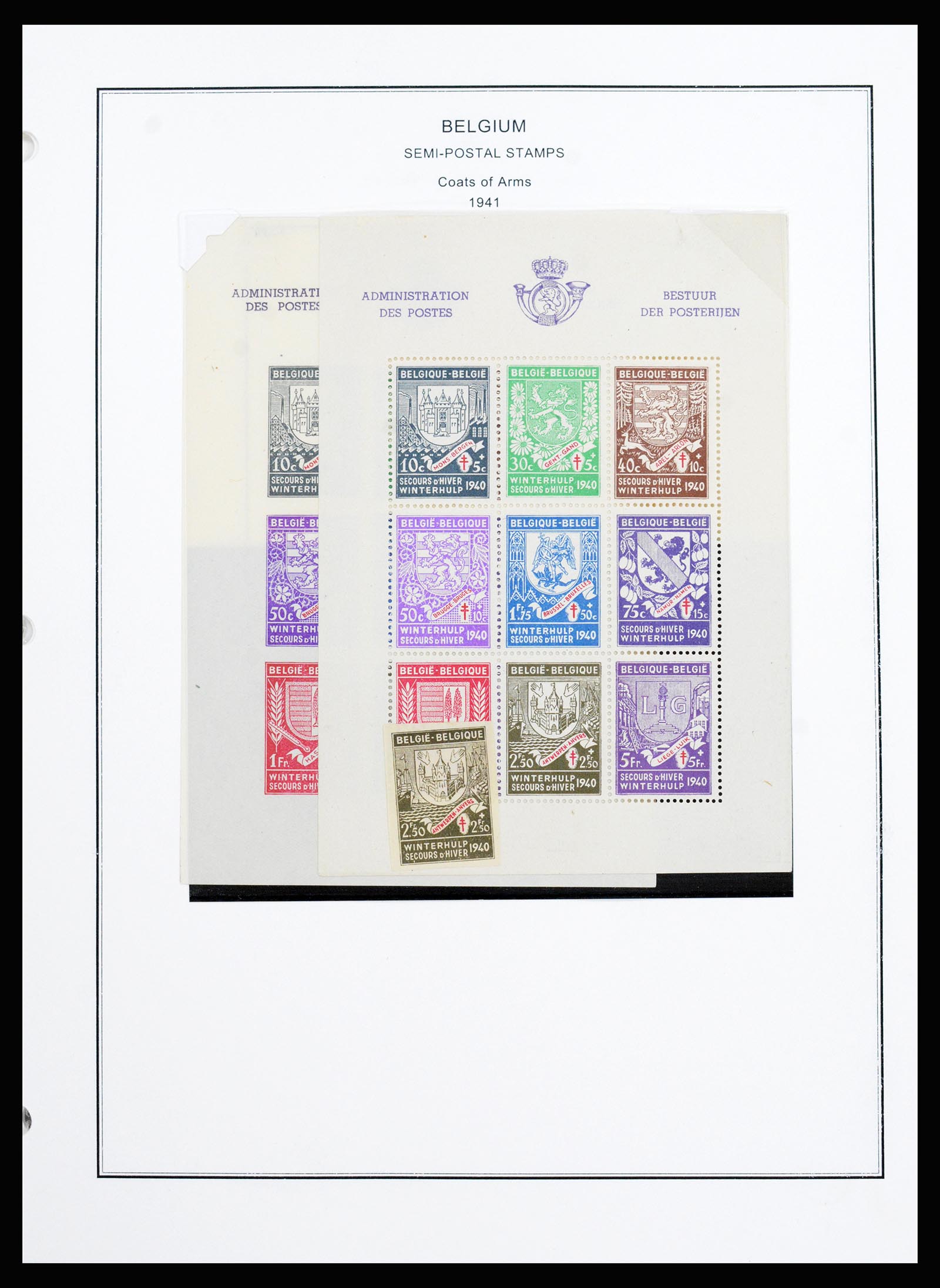 37240 102 - Postzegelverzameling 37240 België 1849-1996.