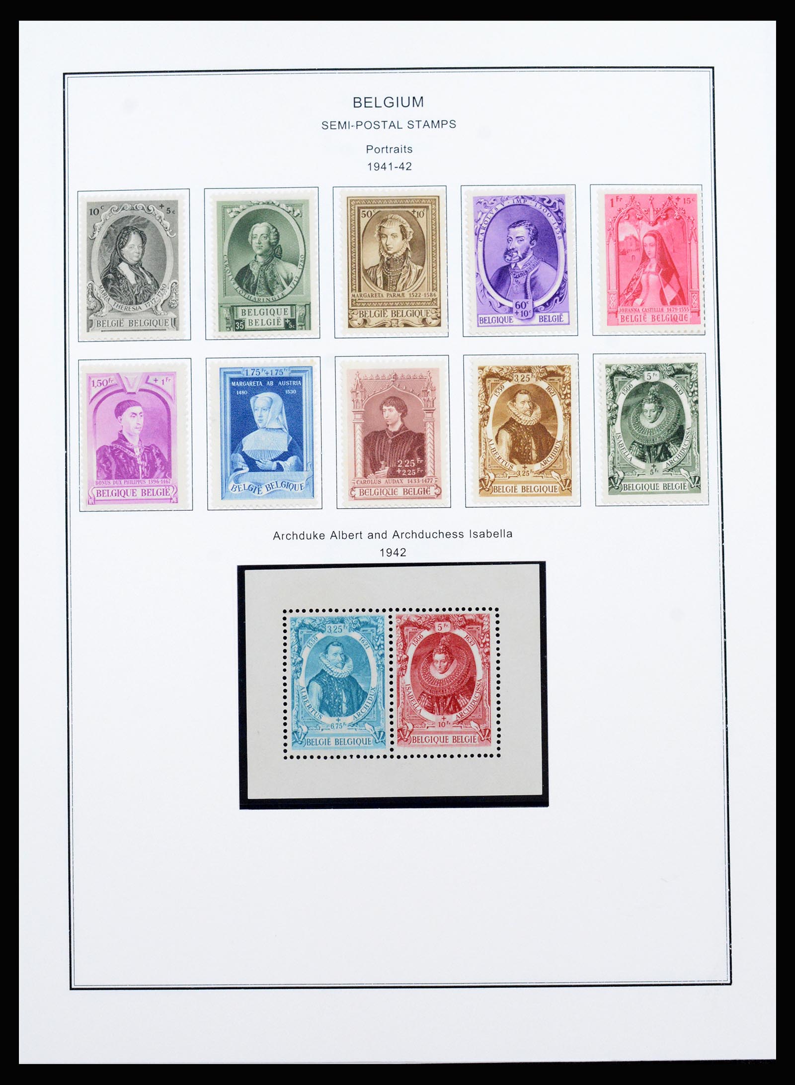 37240 110 - Postzegelverzameling 37240 België 1849-1996.