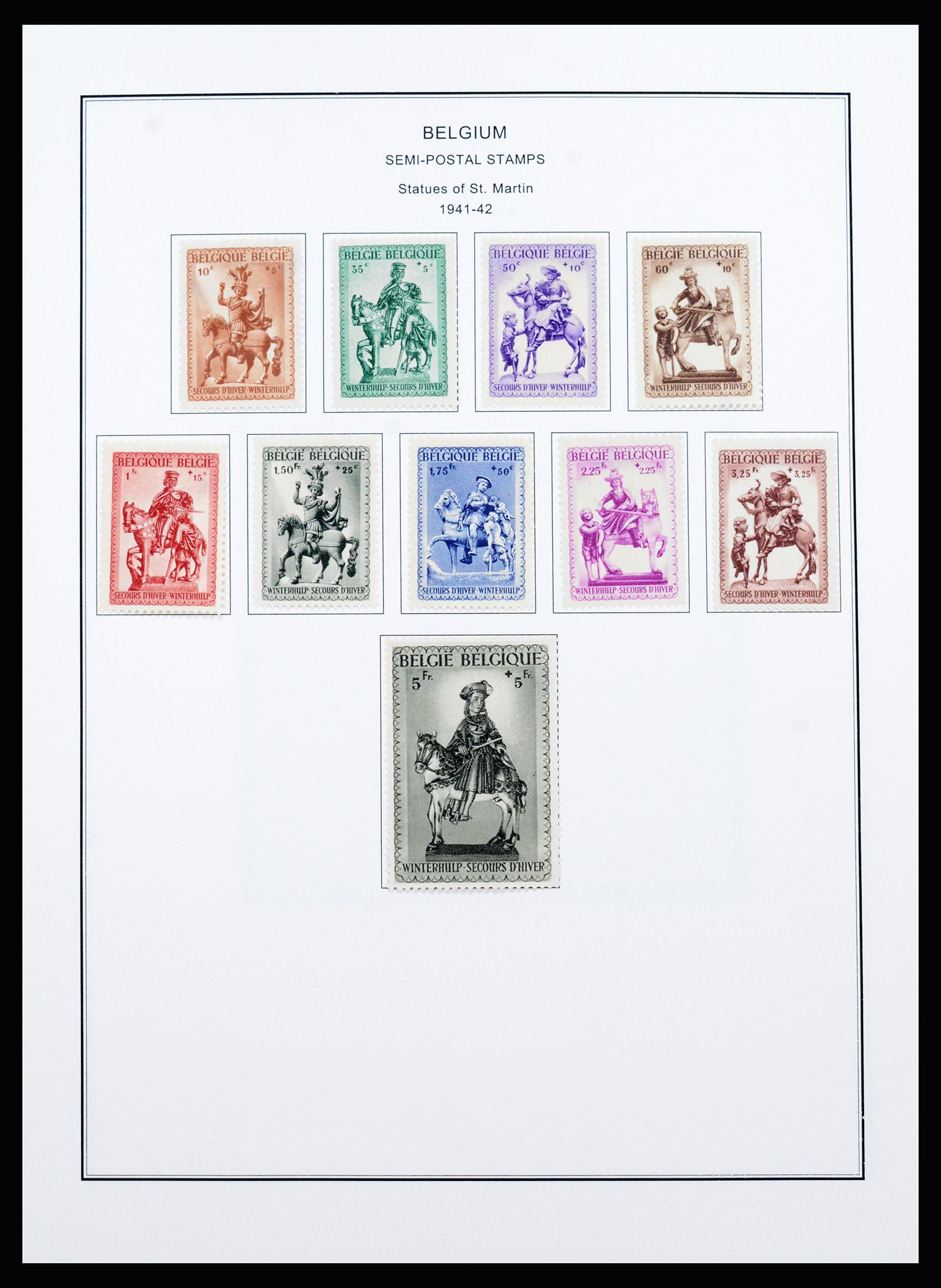 37240 111 - Postzegelverzameling 37240 België 1849-1996.