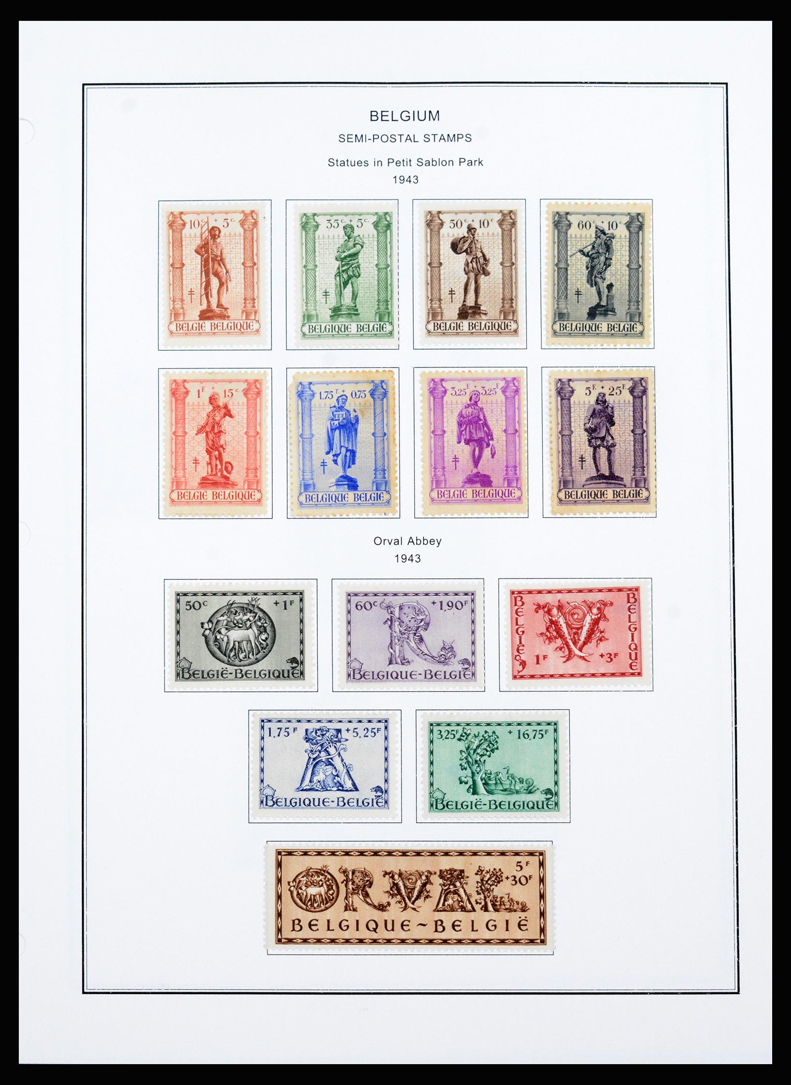 37240 115 - Postzegelverzameling 37240 België 1849-1996.