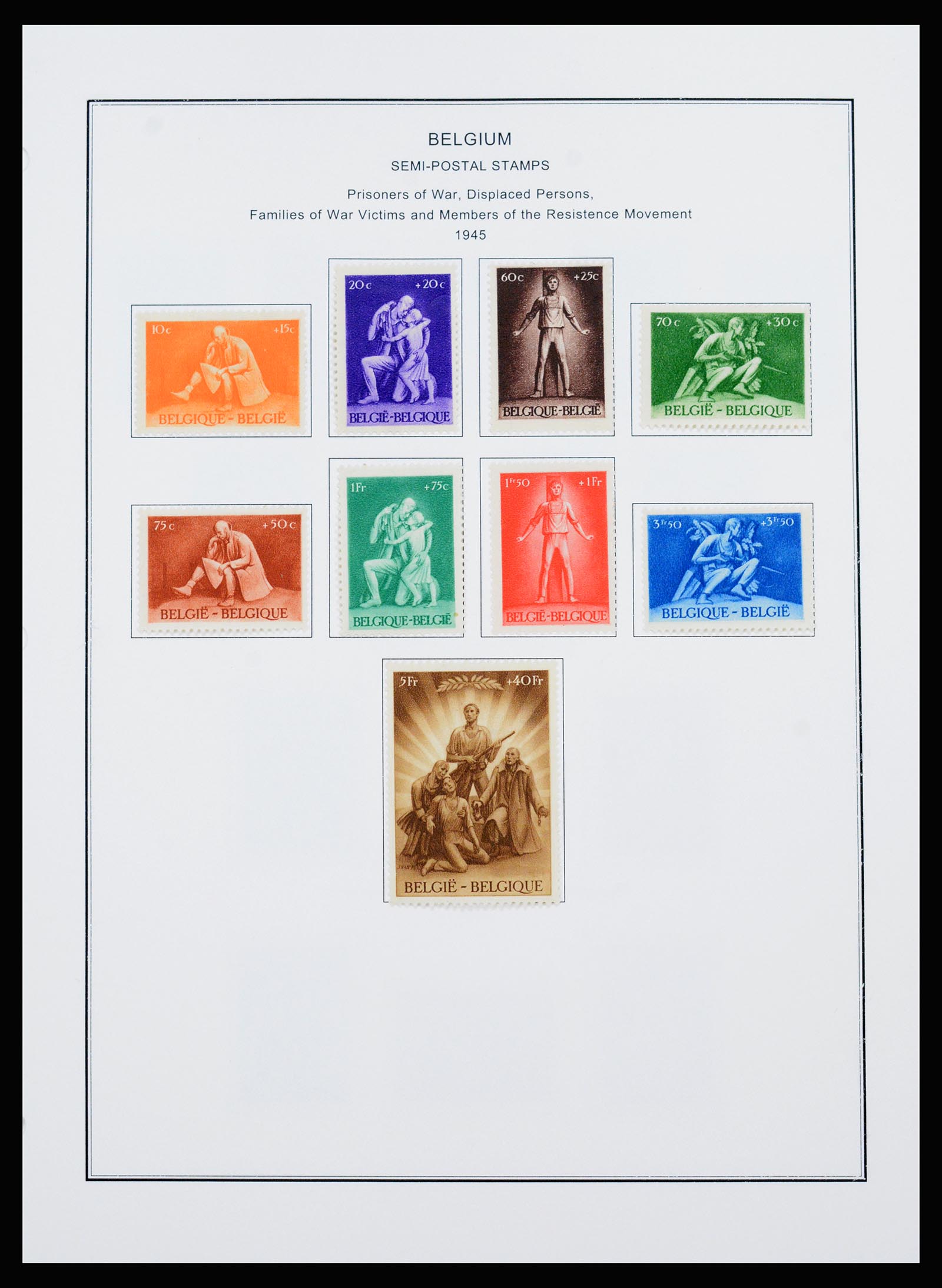 37240 119 - Postzegelverzameling 37240 België 1849-1996.