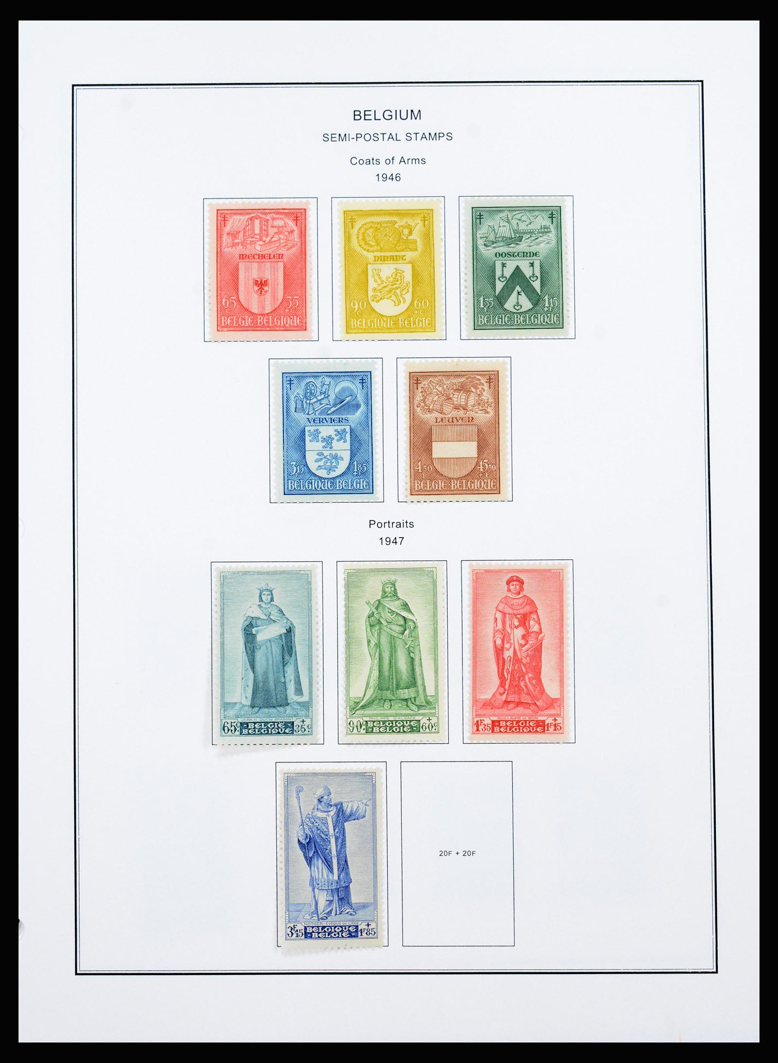 37240 122 - Postzegelverzameling 37240 België 1849-1996.