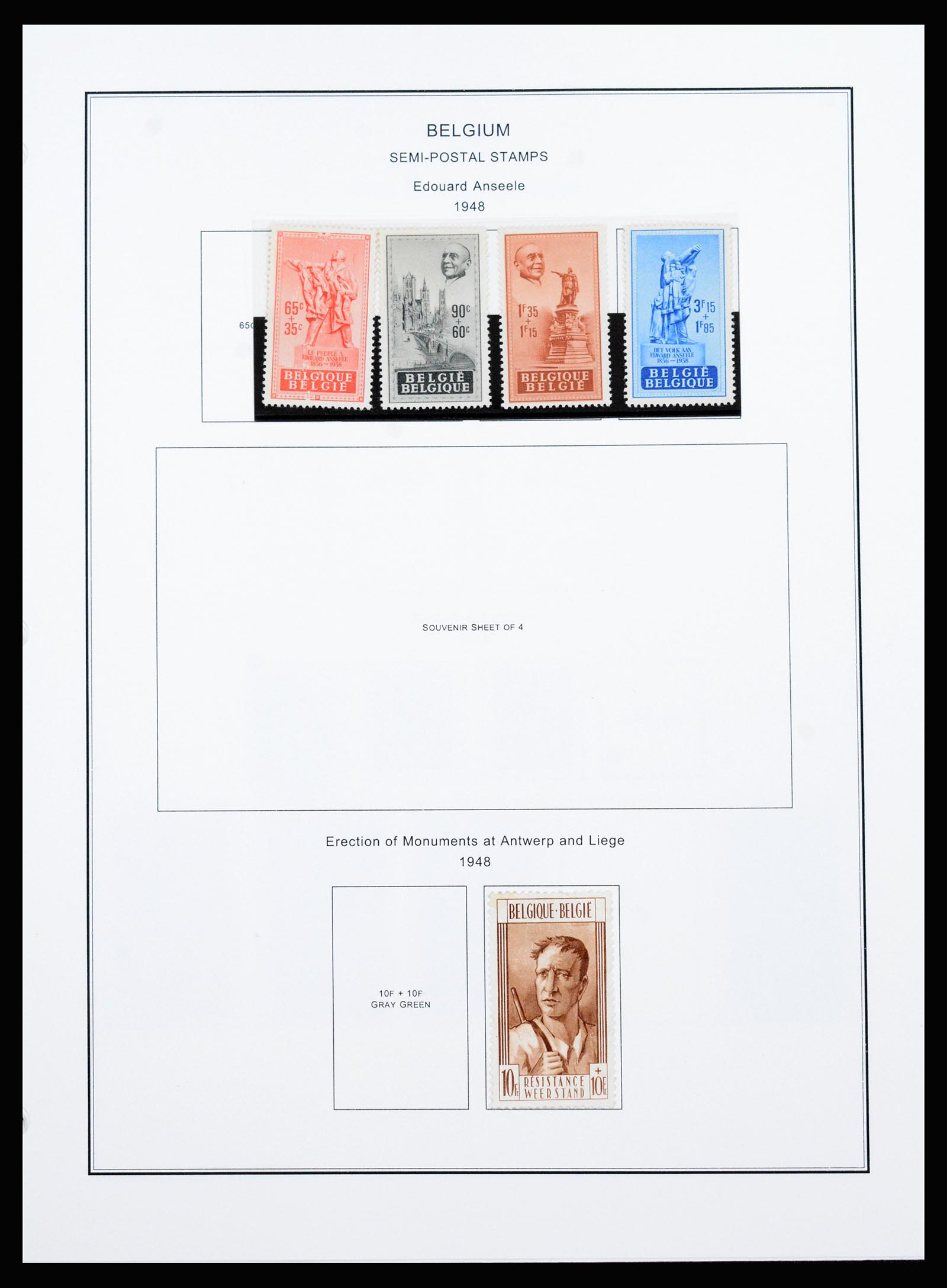 37240 124 - Postzegelverzameling 37240 België 1849-1996.