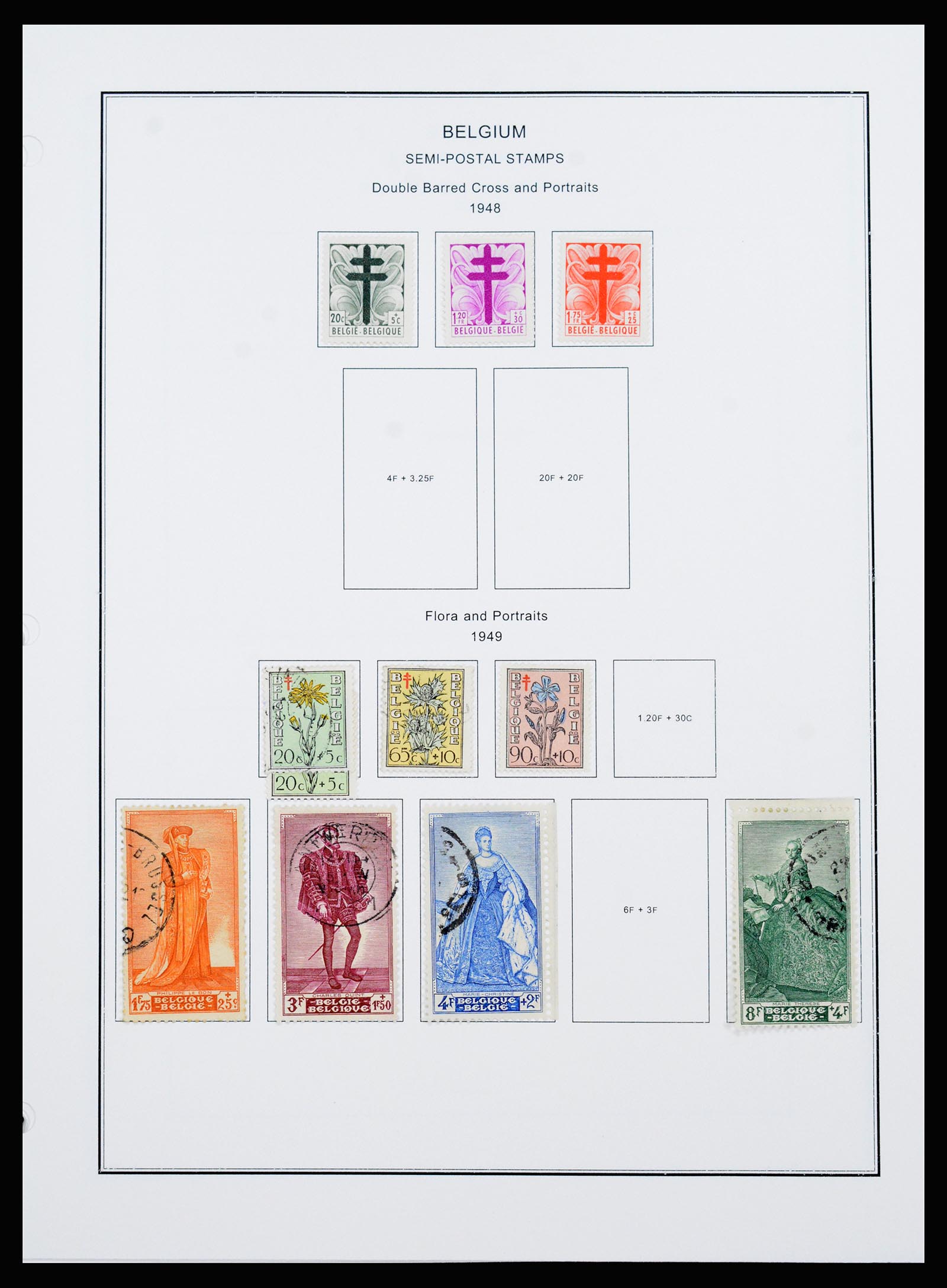 37240 125 - Postzegelverzameling 37240 België 1849-1996.
