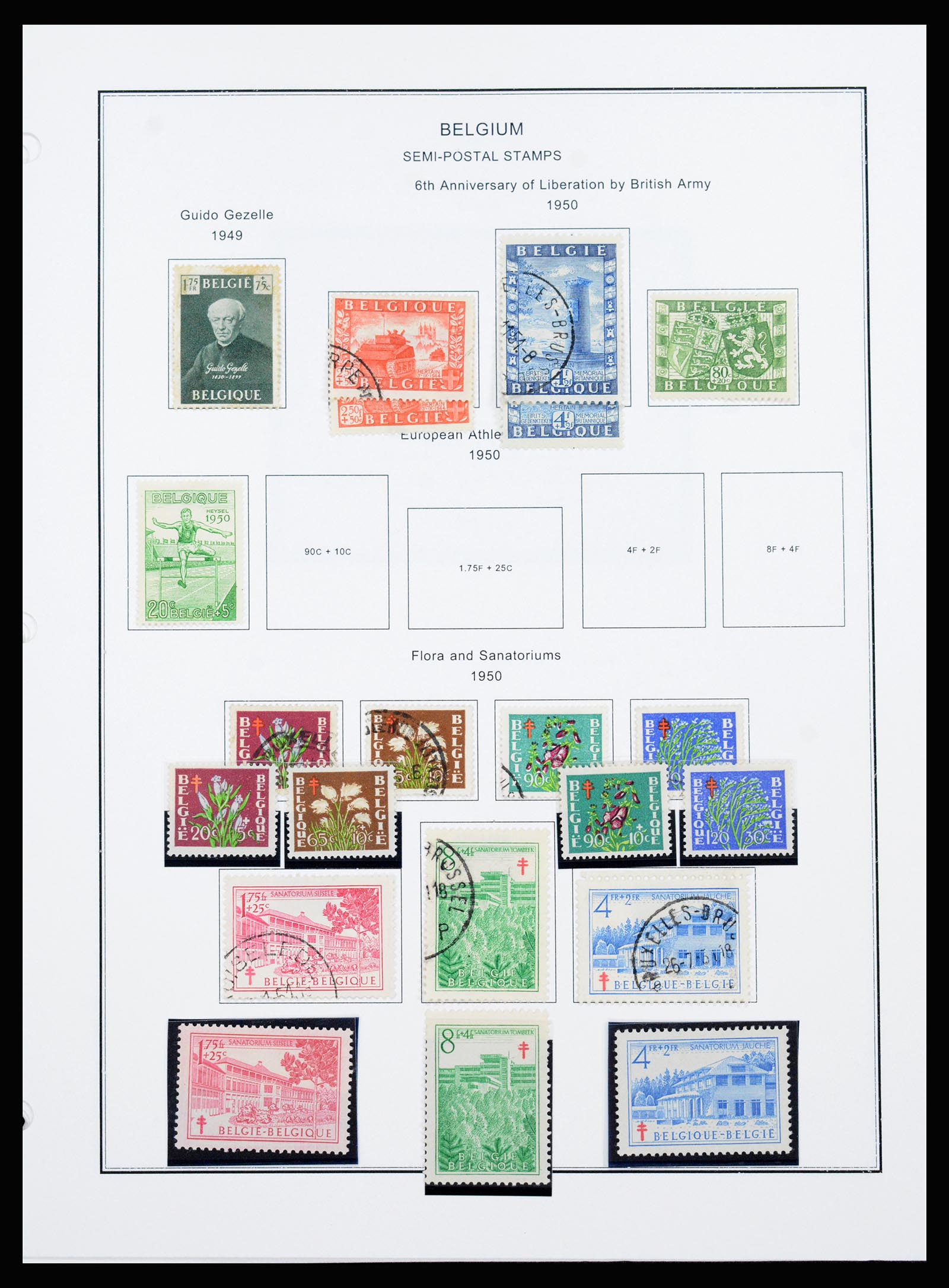 37240 126 - Postzegelverzameling 37240 België 1849-1996.