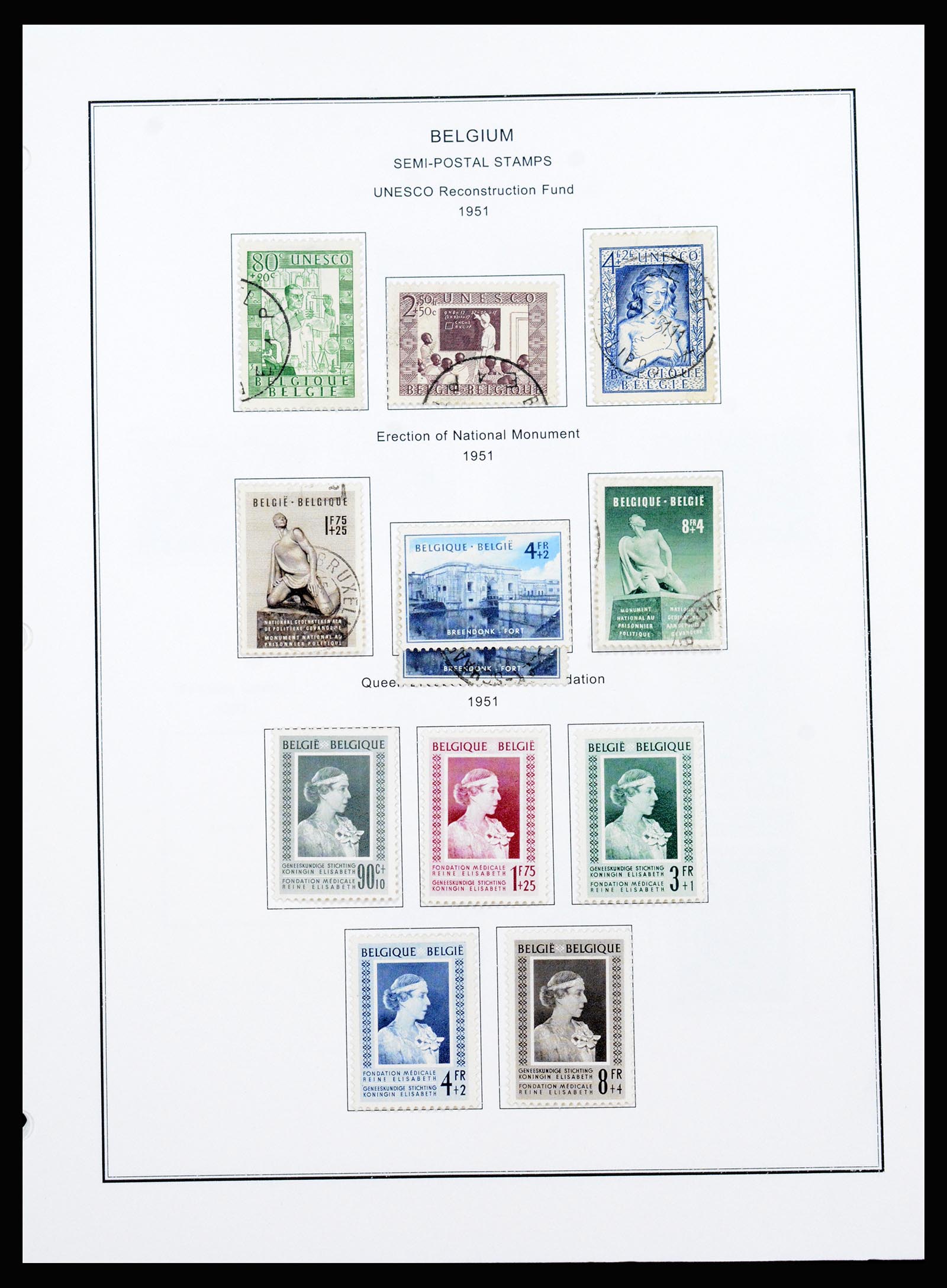 37240 128 - Postzegelverzameling 37240 België 1849-1996.