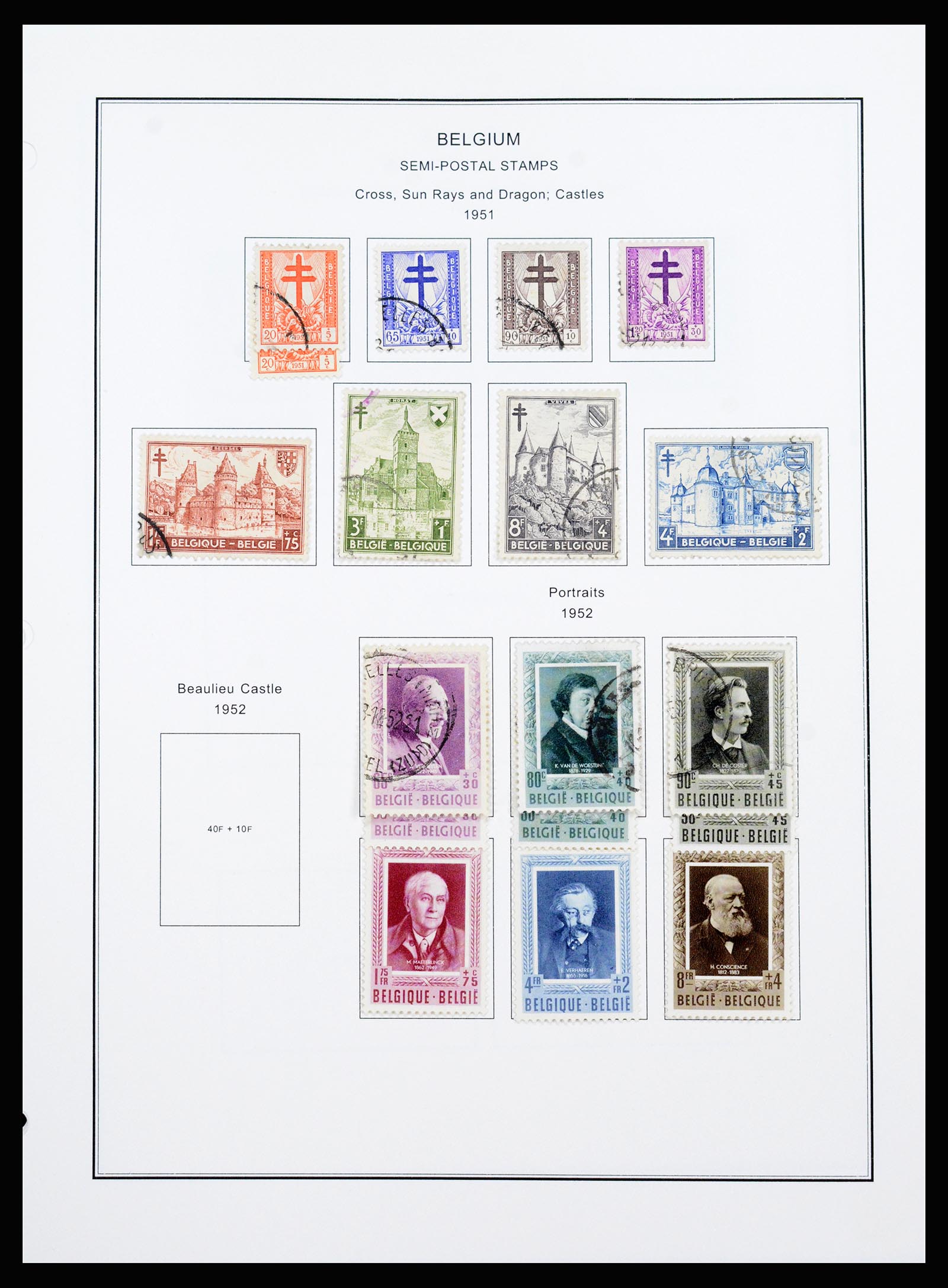 37240 129 - Postzegelverzameling 37240 België 1849-1996.