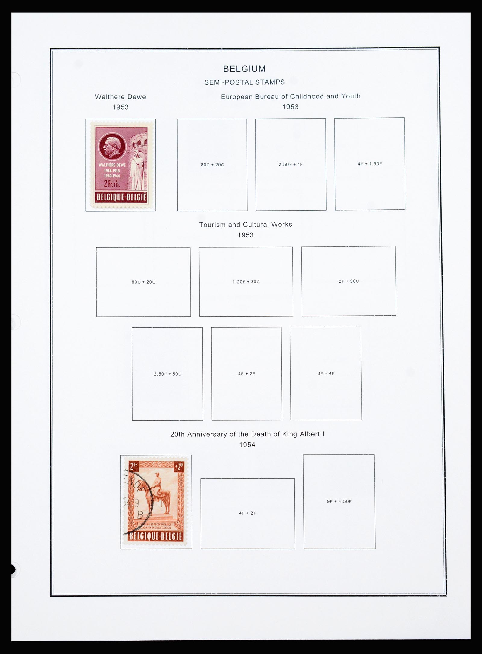 37240 132 - Postzegelverzameling 37240 België 1849-1996.