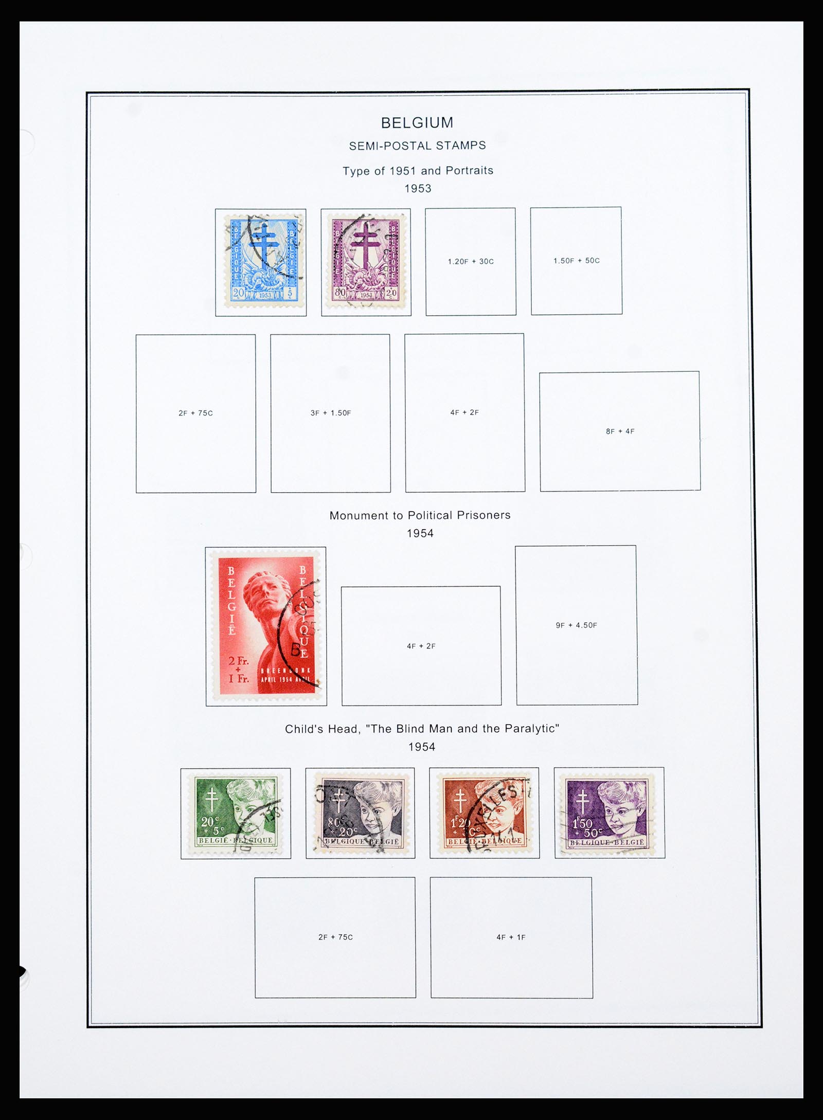 37240 133 - Postzegelverzameling 37240 België 1849-1996.