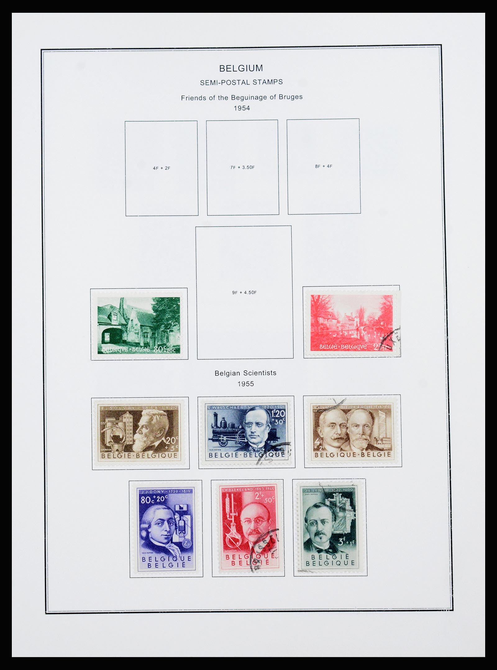 37240 134 - Postzegelverzameling 37240 België 1849-1996.