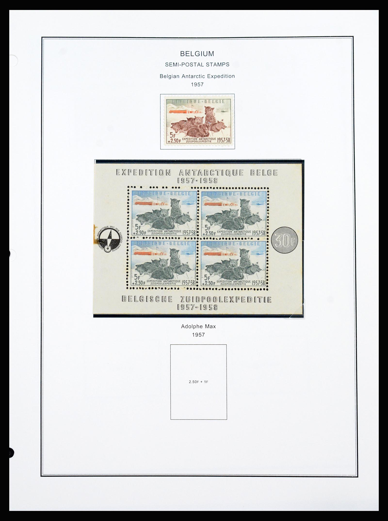 37240 137 - Postzegelverzameling 37240 België 1849-1996.