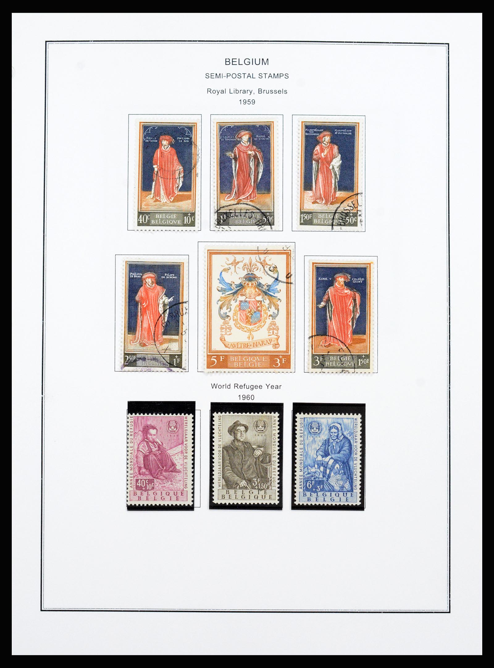 37240 142 - Postzegelverzameling 37240 België 1849-1996.