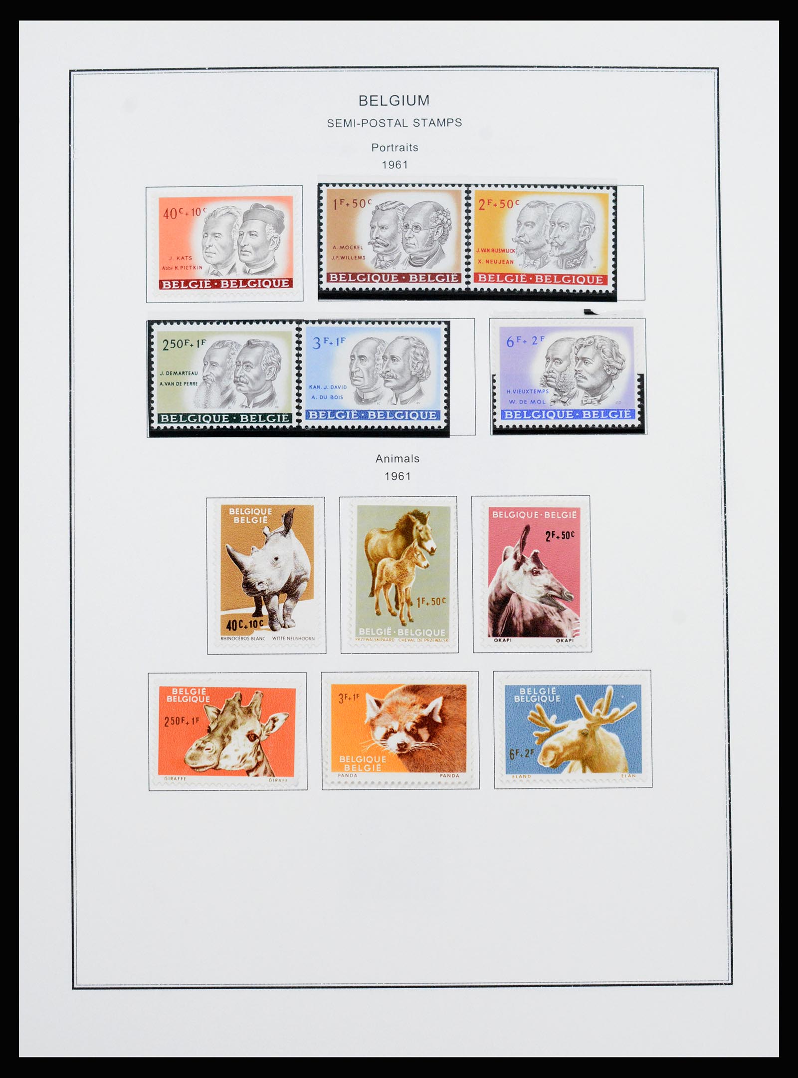 37240 146 - Postzegelverzameling 37240 België 1849-1996.