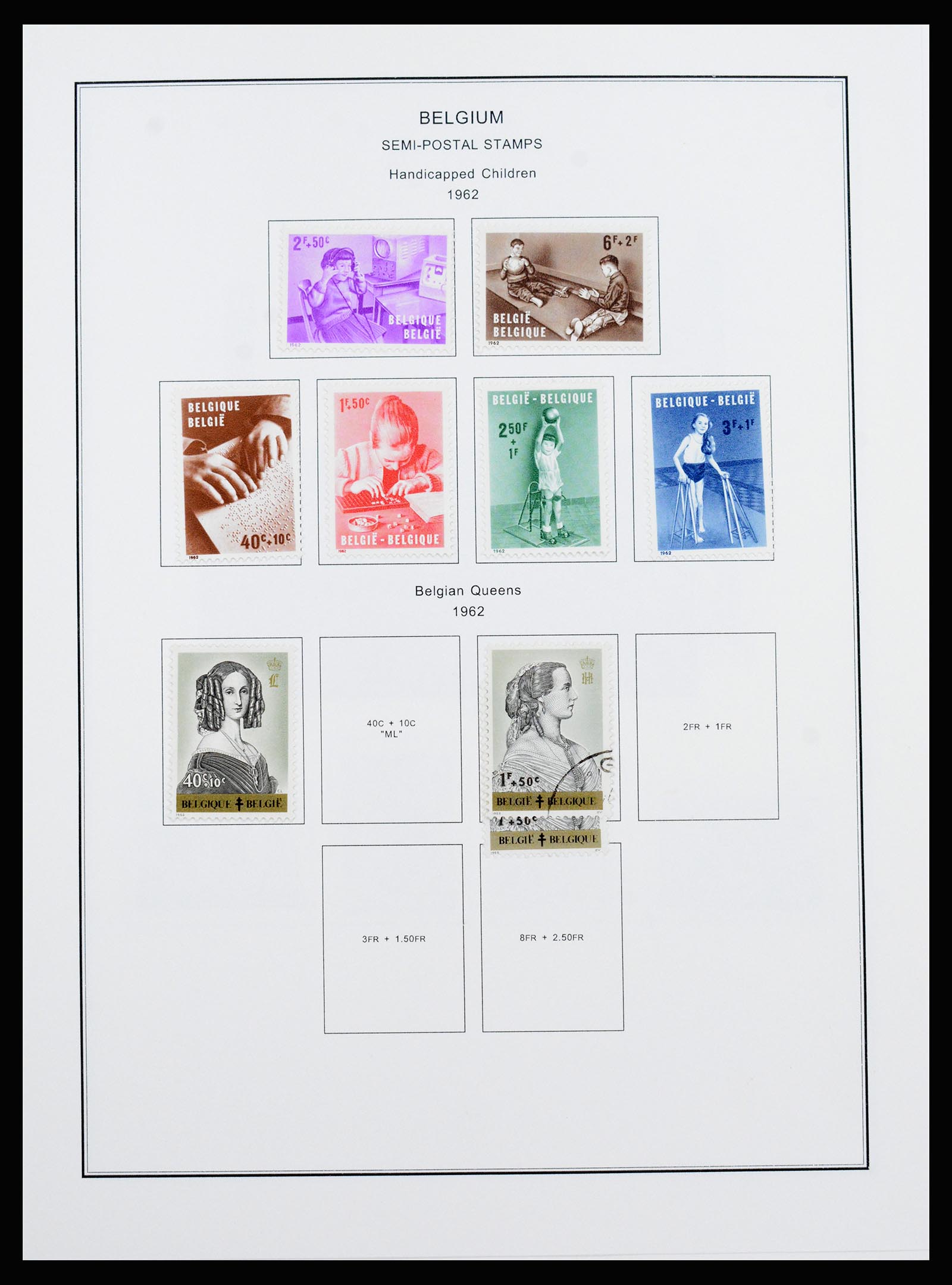 37240 150 - Postzegelverzameling 37240 België 1849-1996.