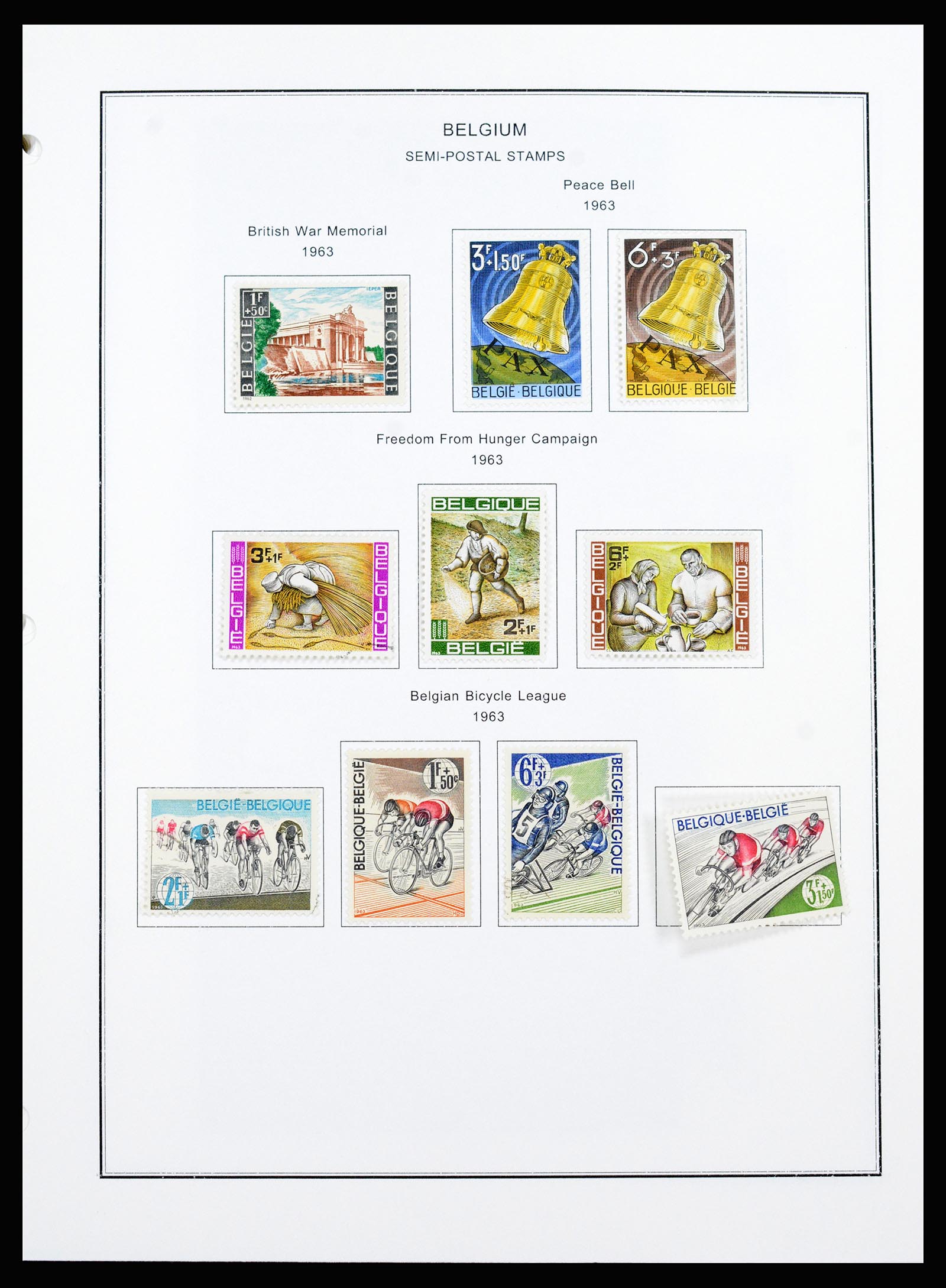 37240 152 - Postzegelverzameling 37240 België 1849-1996.