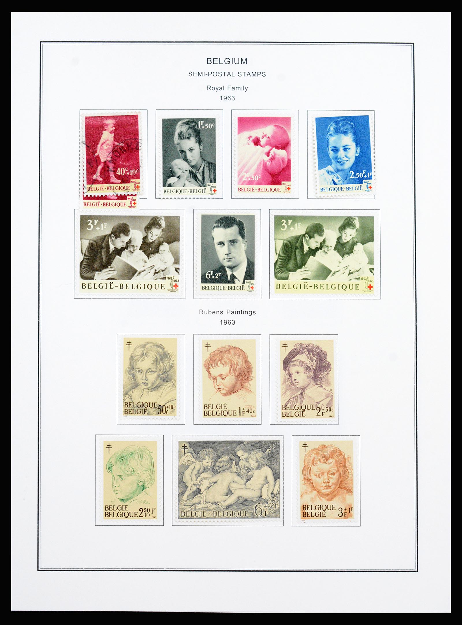 37240 154 - Postzegelverzameling 37240 België 1849-1996.