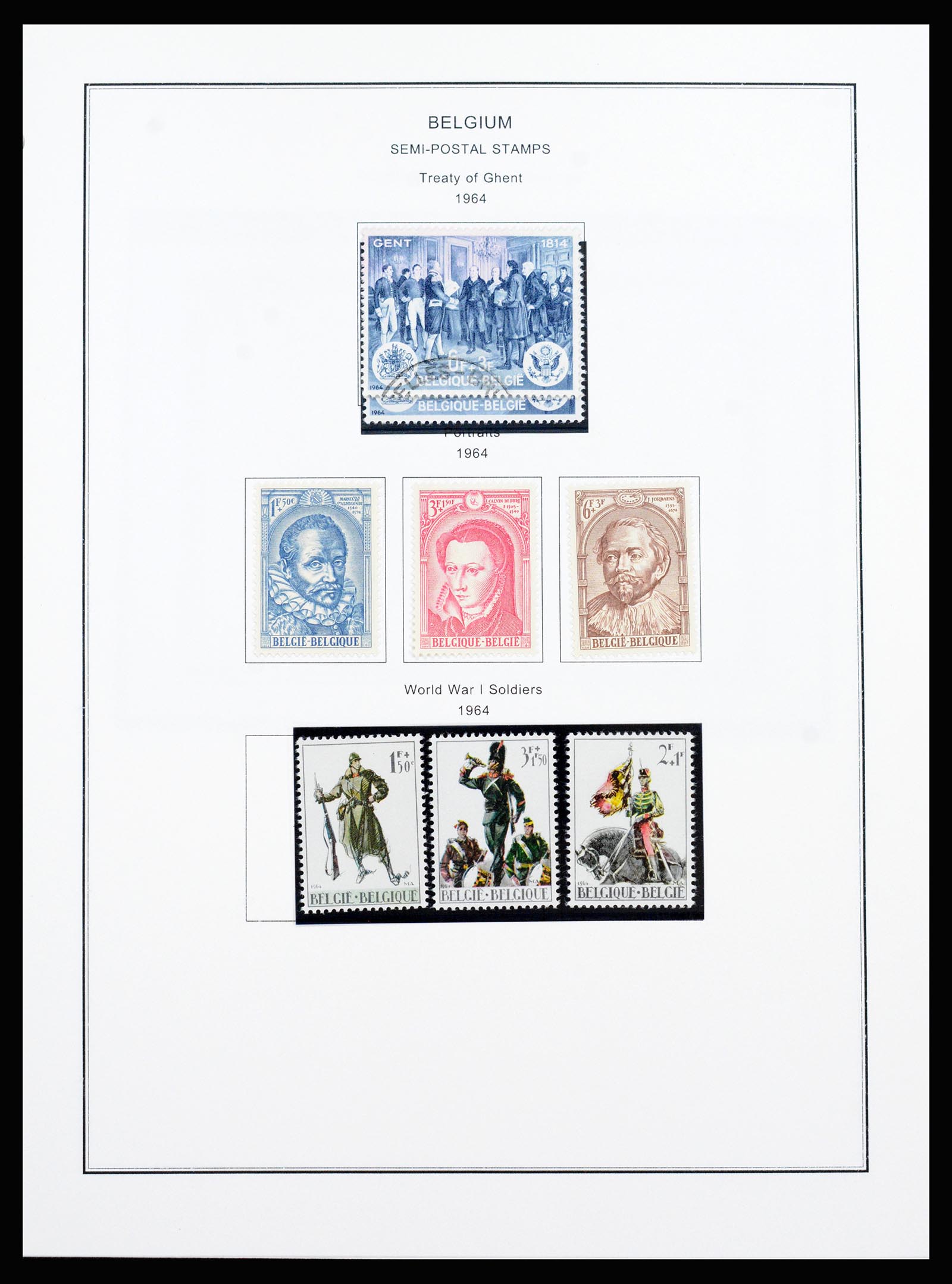 37240 155 - Postzegelverzameling 37240 België 1849-1996.
