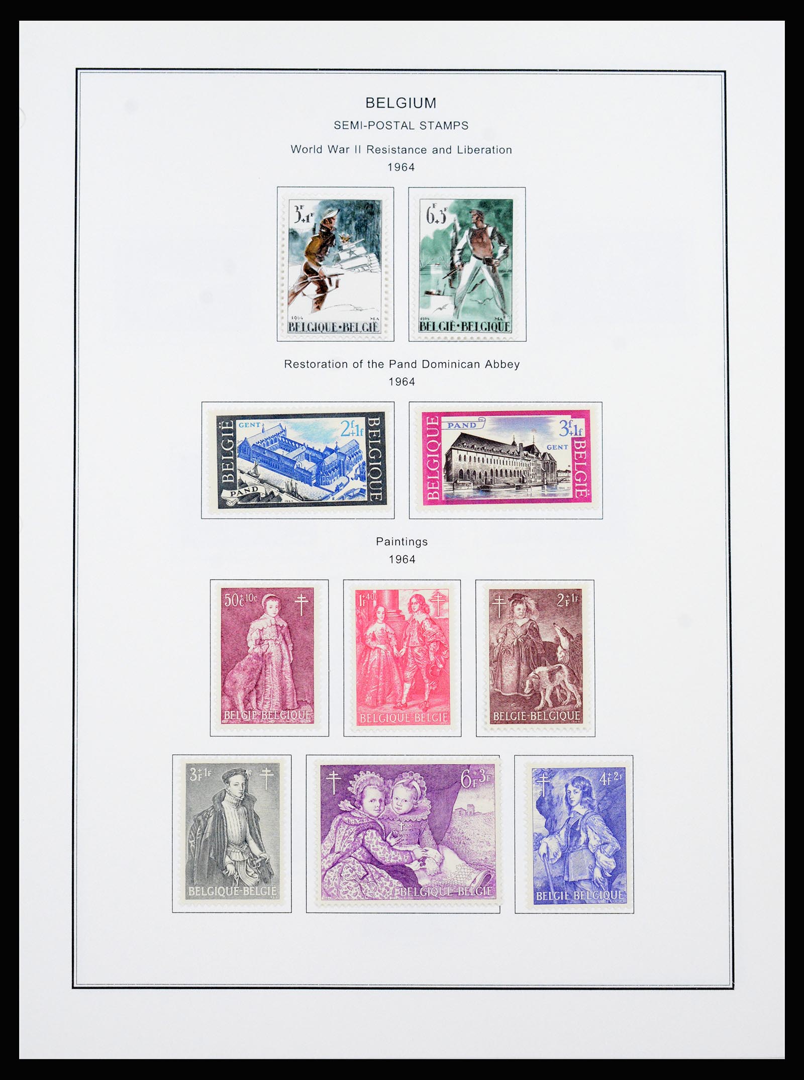 37240 158 - Postzegelverzameling 37240 België 1849-1996.