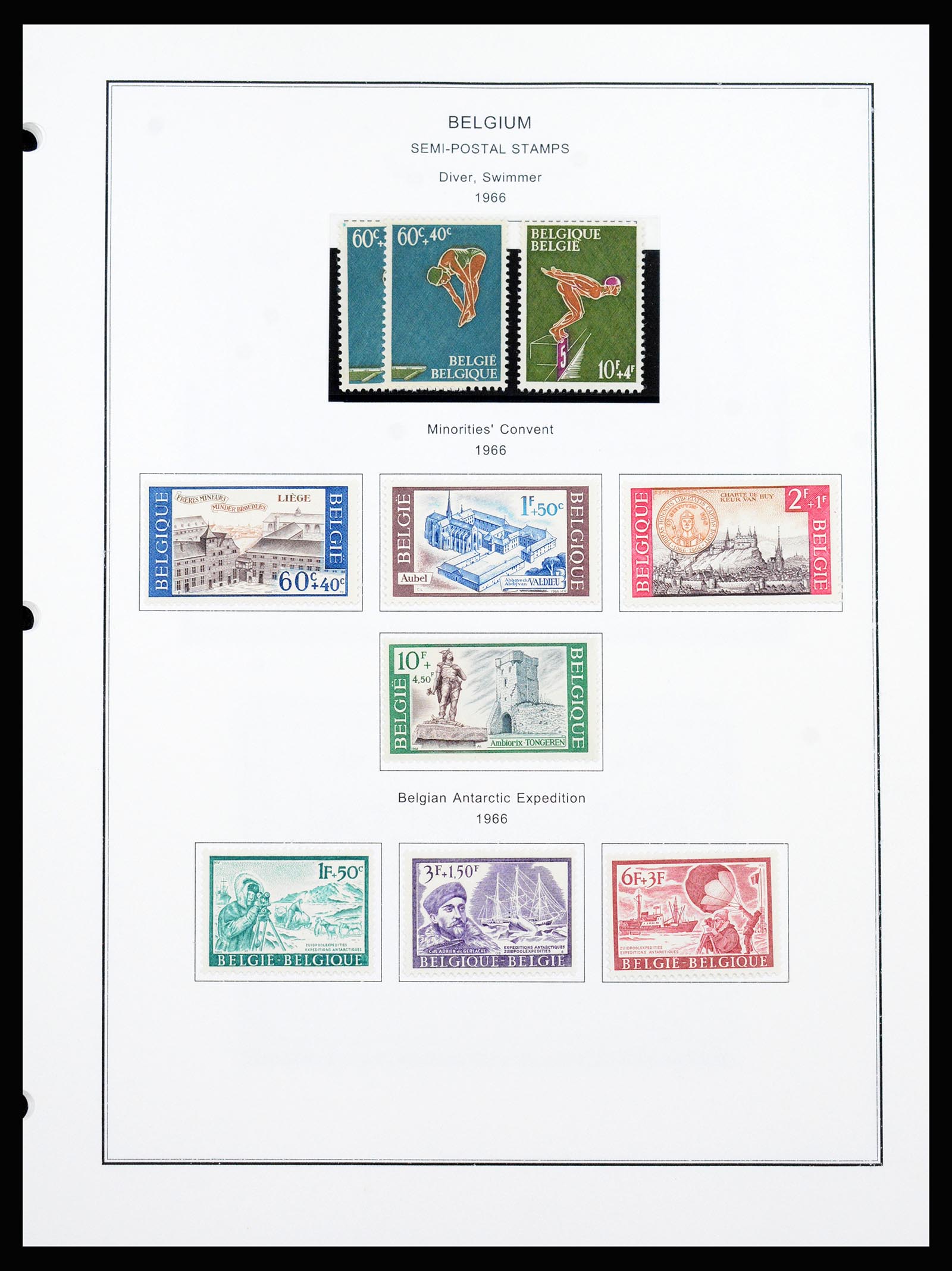 37240 163 - Postzegelverzameling 37240 België 1849-1996.