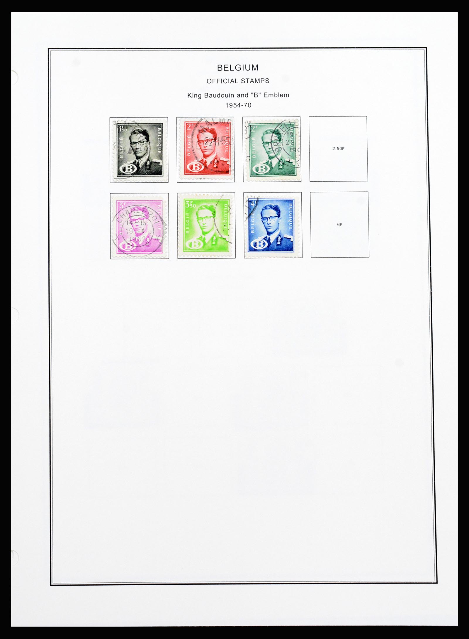 37240 224 - Postzegelverzameling 37240 België 1849-1996.