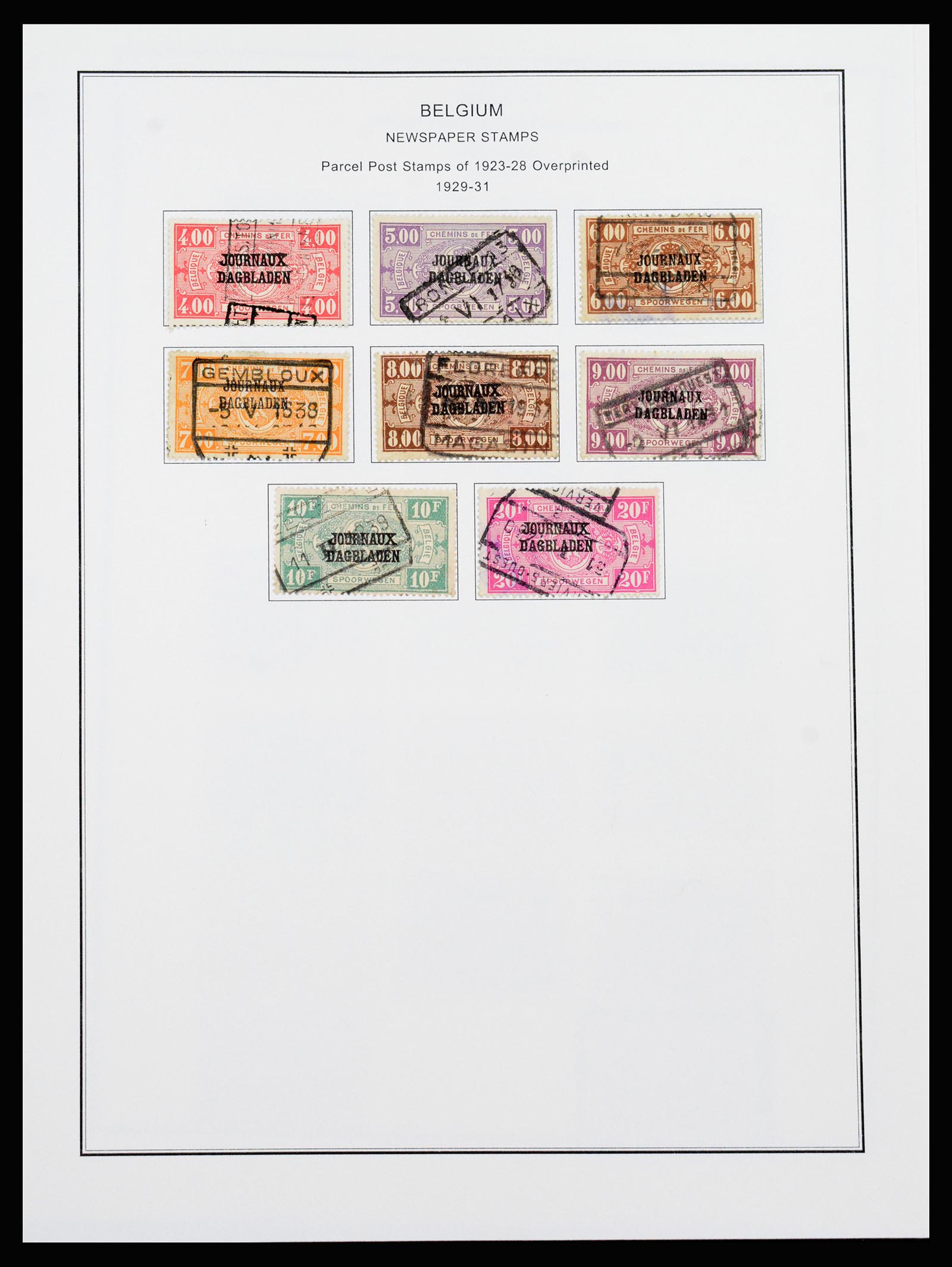37240 230 - Postzegelverzameling 37240 België 1849-1996.