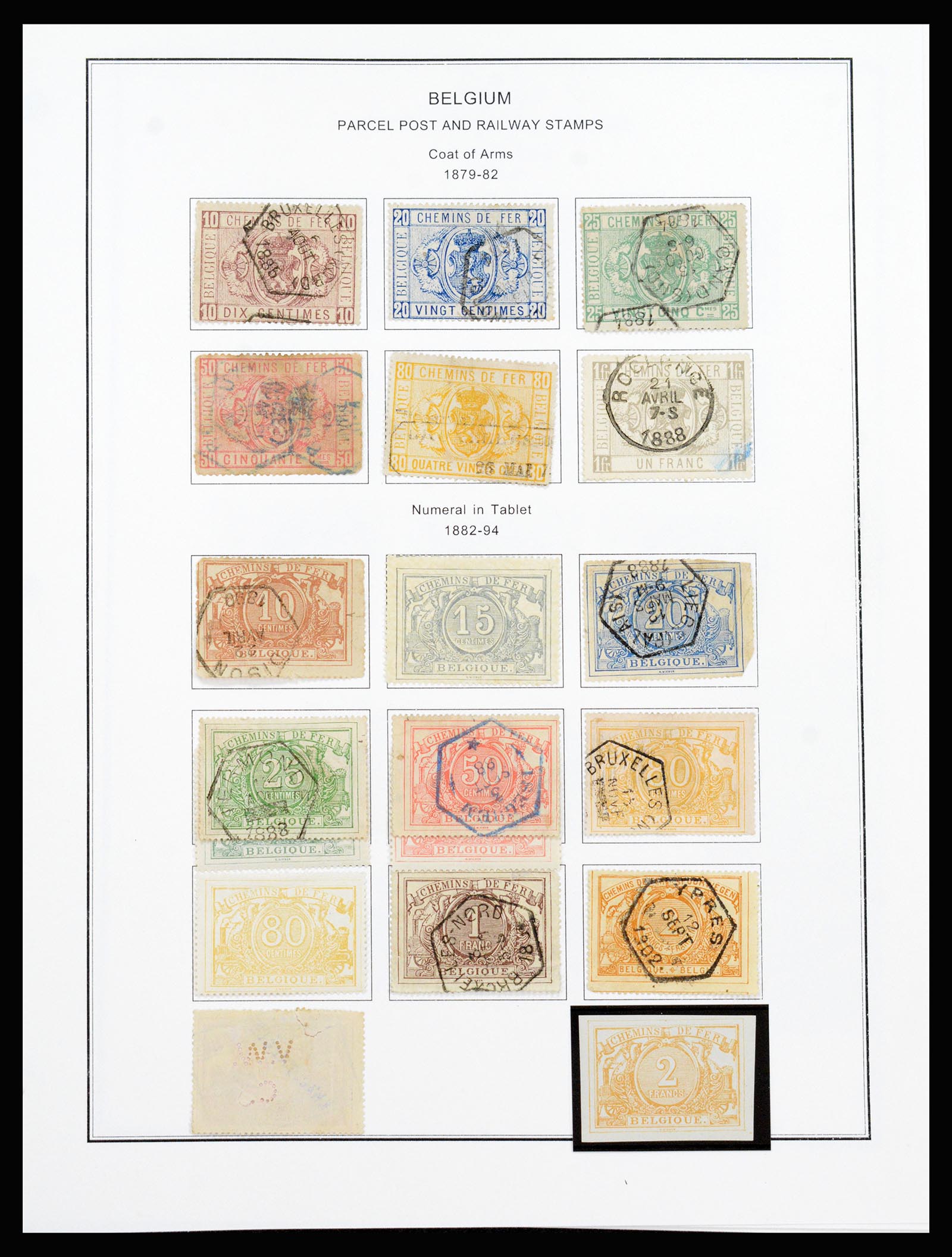 37240 231 - Postzegelverzameling 37240 België 1849-1996.