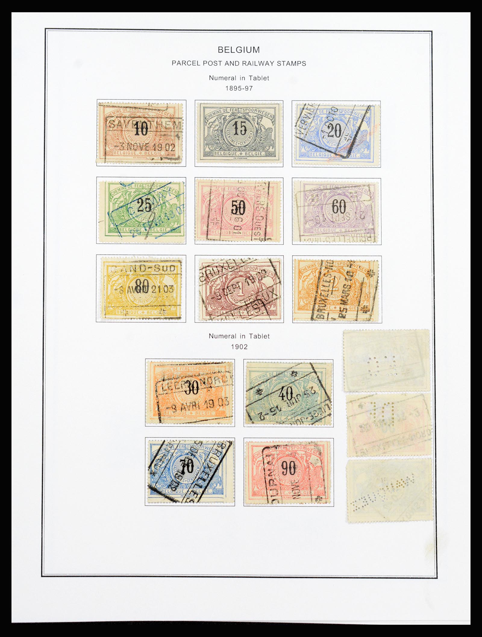 37240 232 - Postzegelverzameling 37240 België 1849-1996.