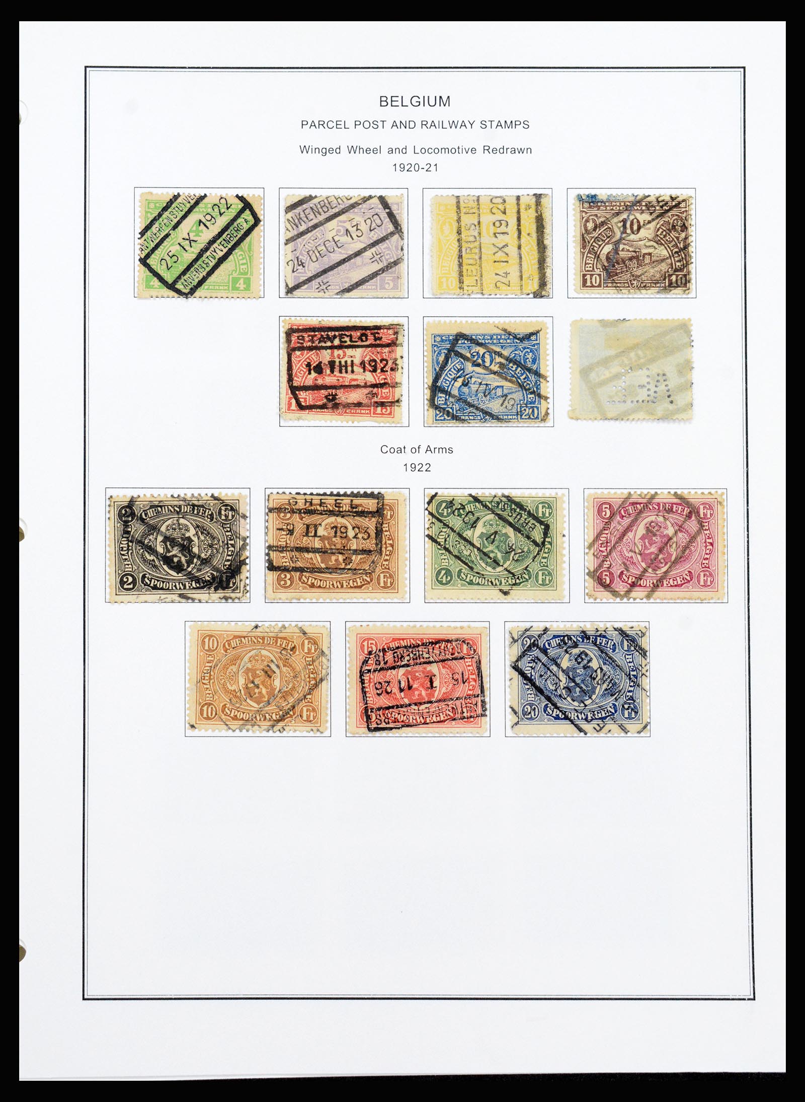 37240 239 - Postzegelverzameling 37240 België 1849-1996.