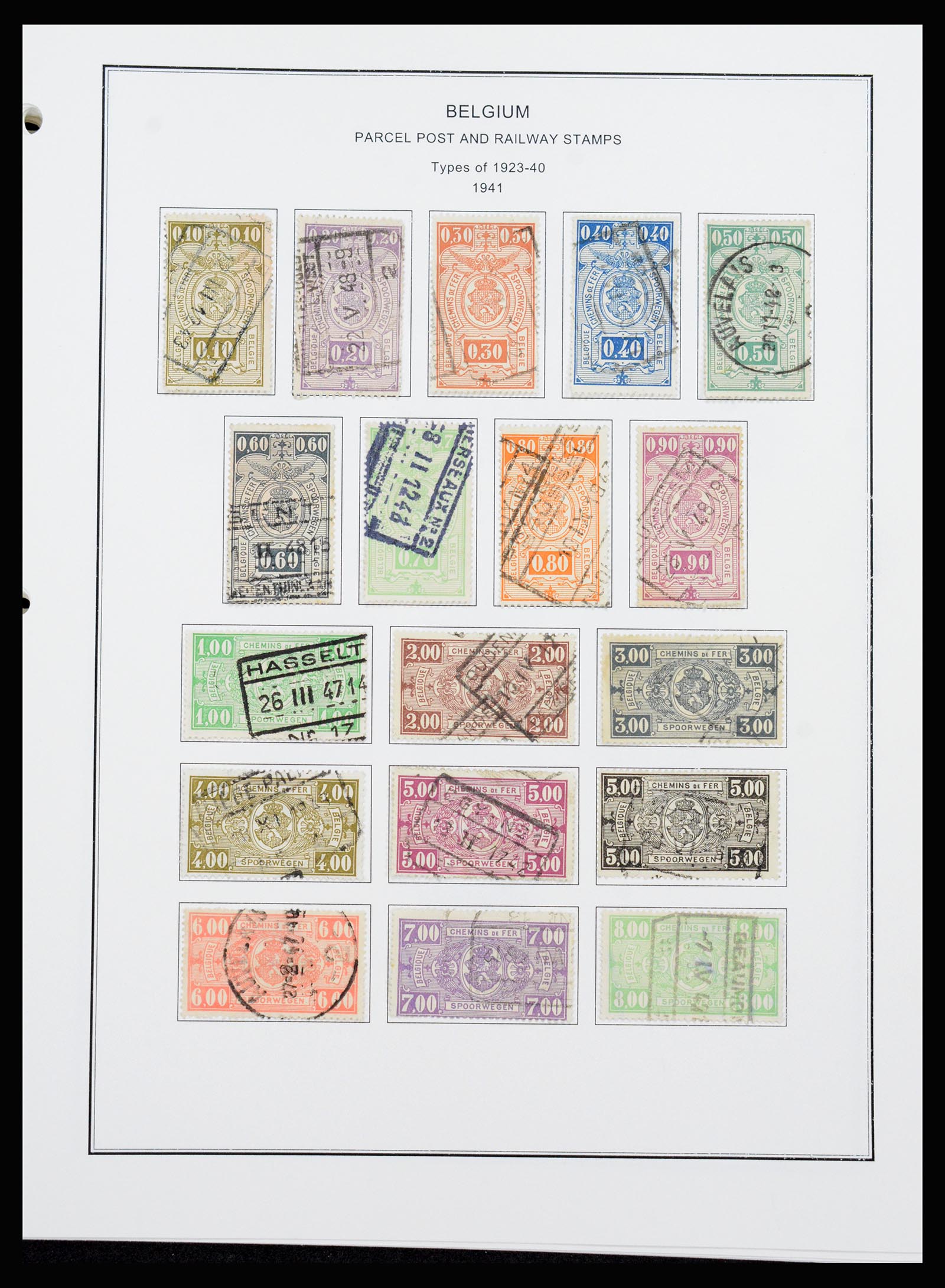 37240 247 - Postzegelverzameling 37240 België 1849-1996.